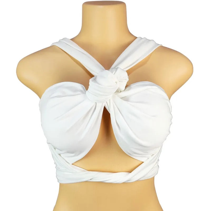 Sleek Polyester Knit Cami Top