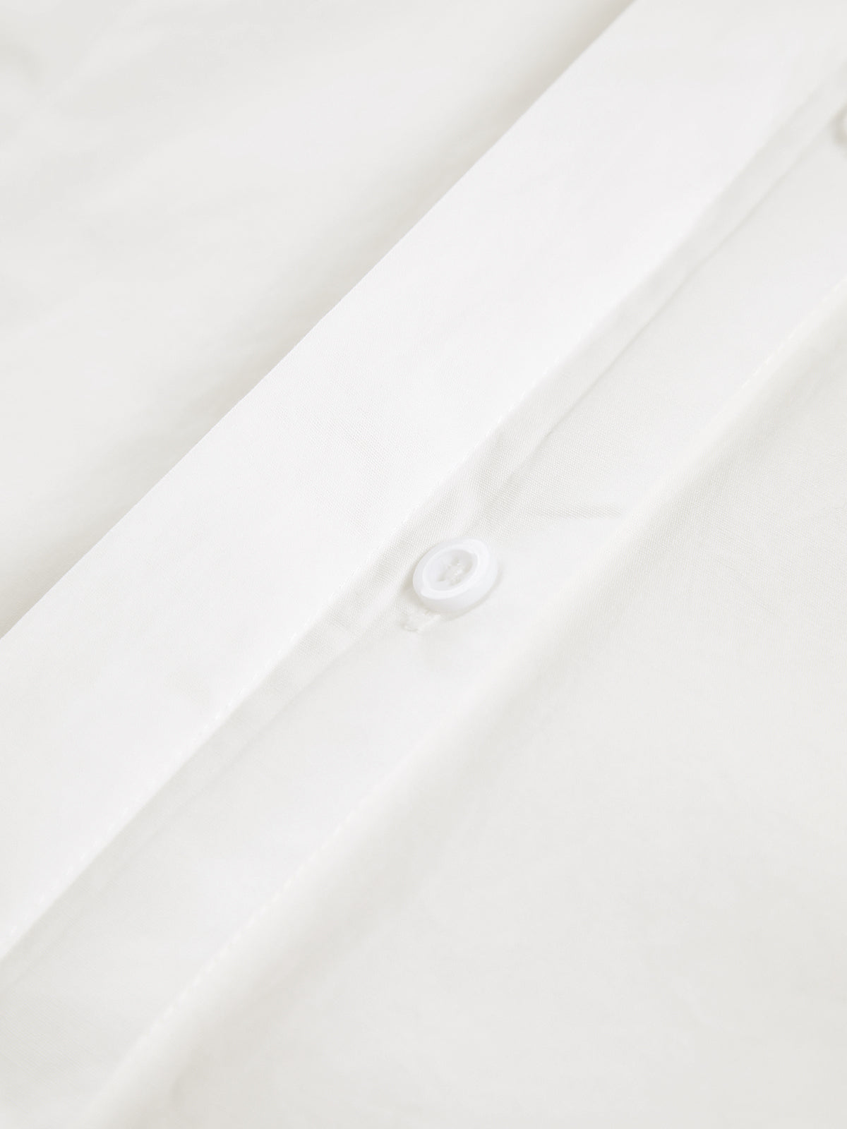 Oversized Cotton Collared Button-Up Shirt