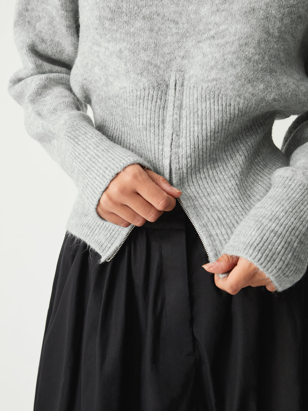 Soft Knit Half-Zip Pullover Sweater
