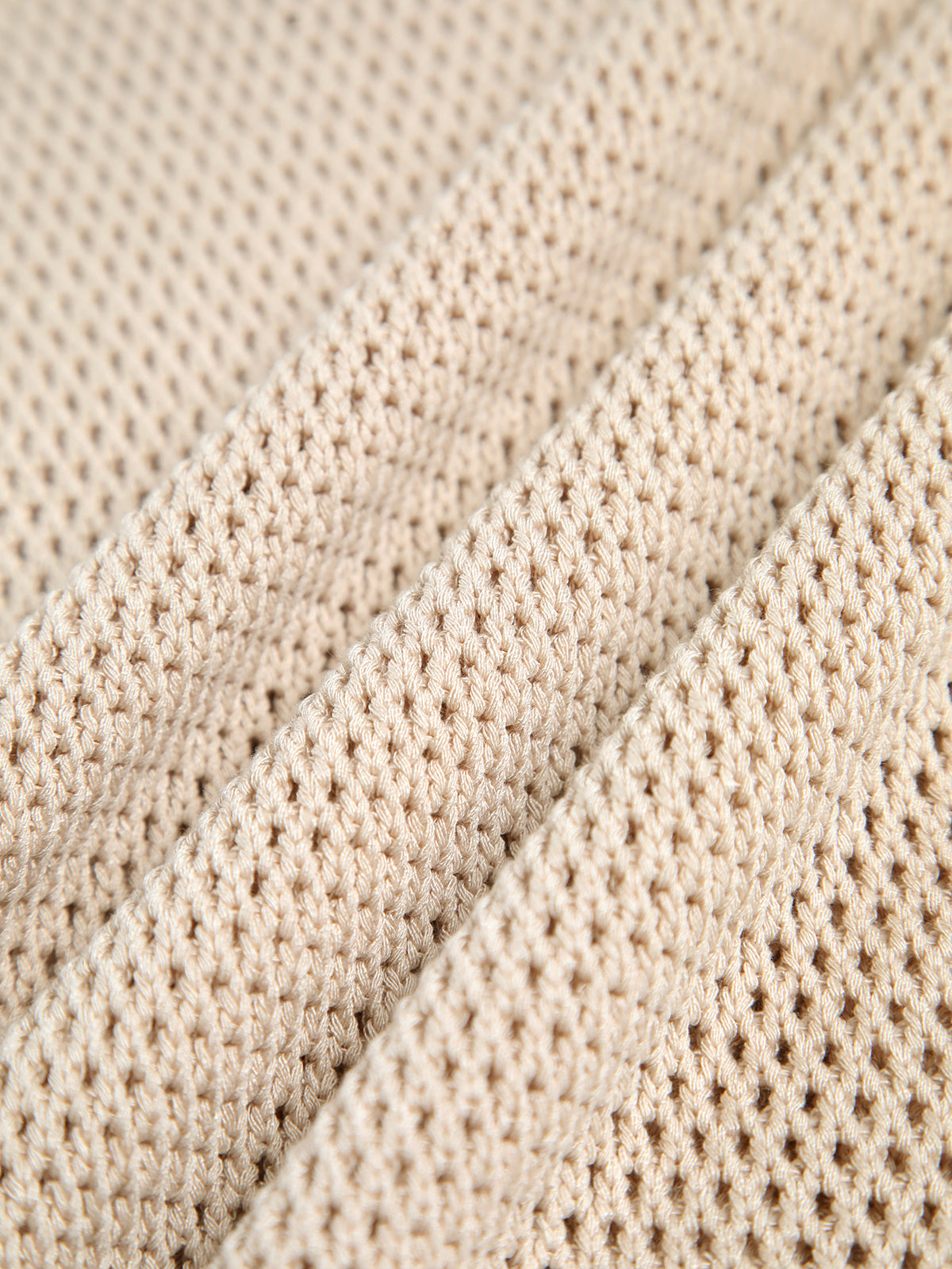 Open Knit Sleeveless Tank Top