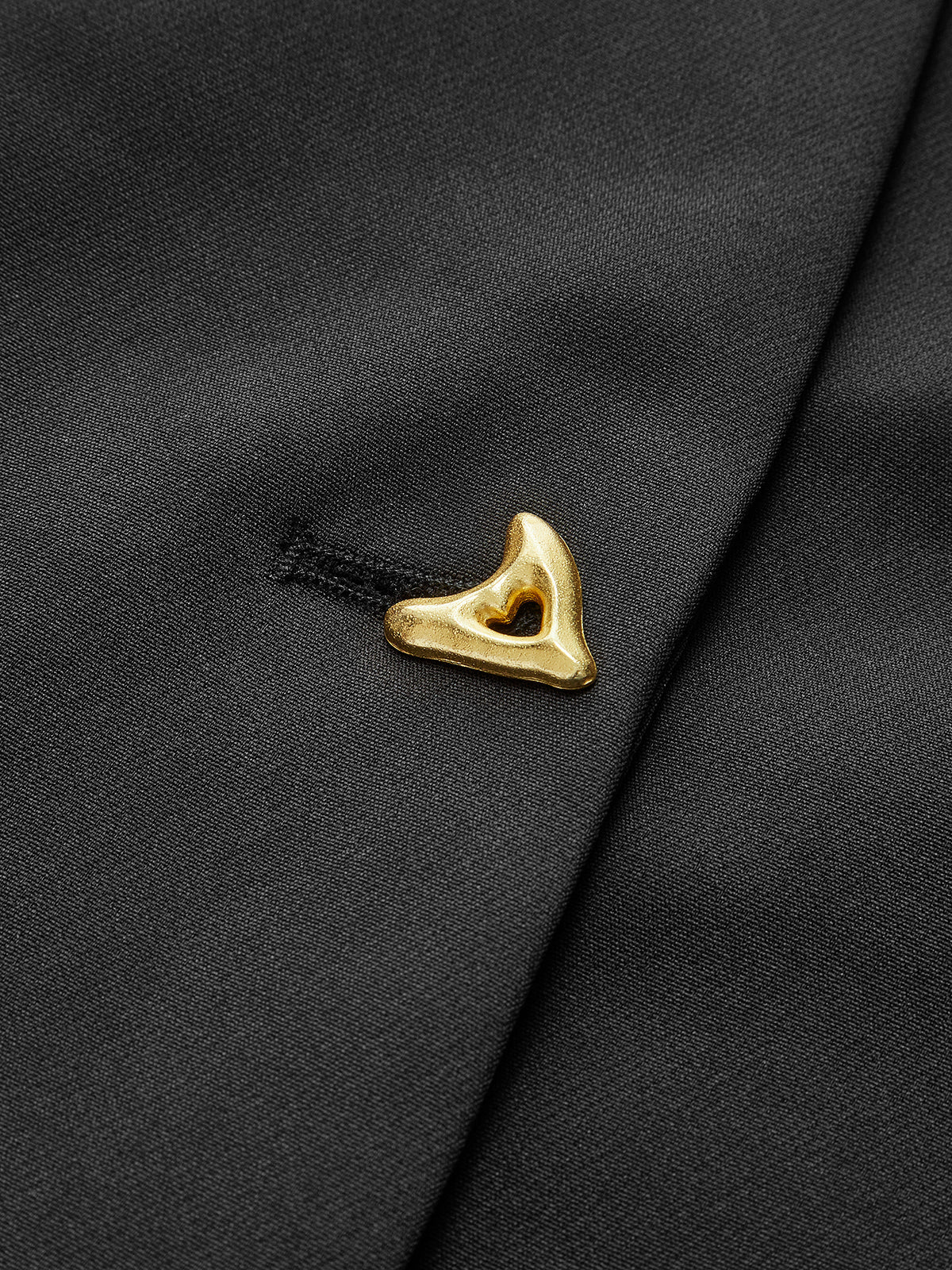 V-Neck Button Front Blouse