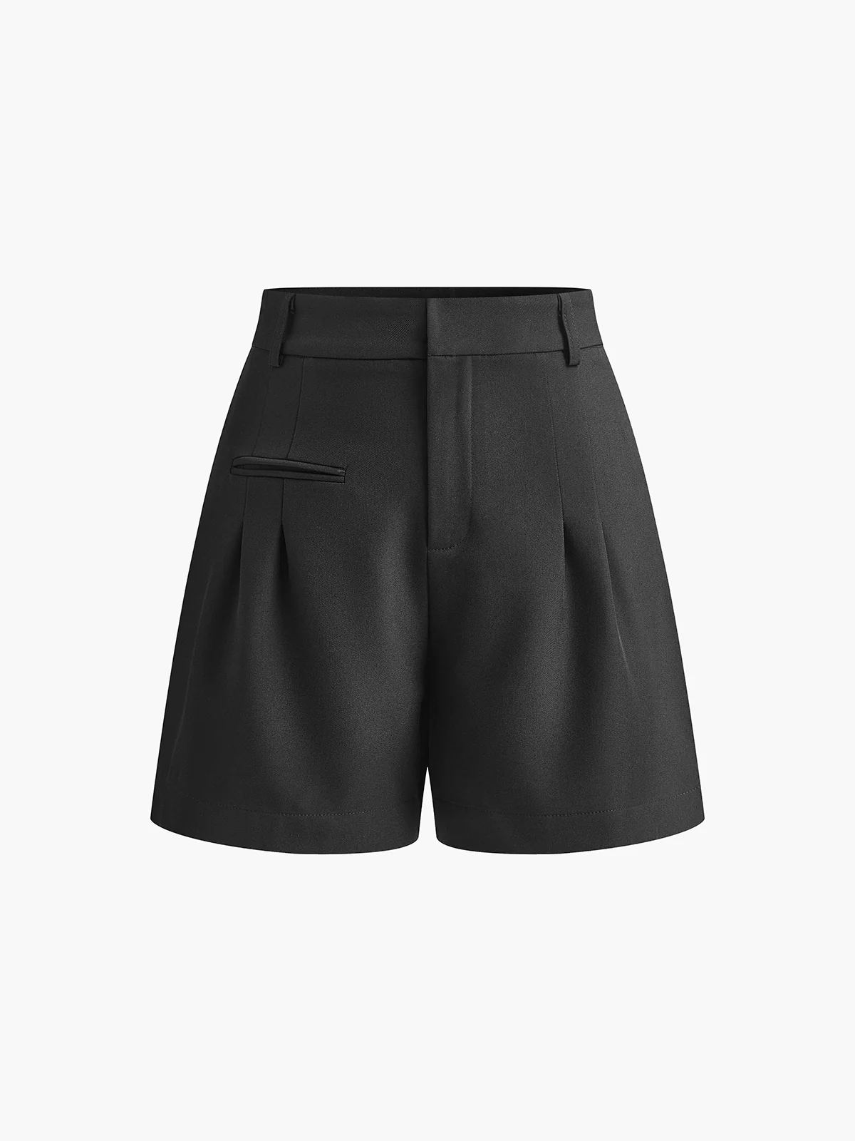 Tailored Mid-Rise Woven Shorts