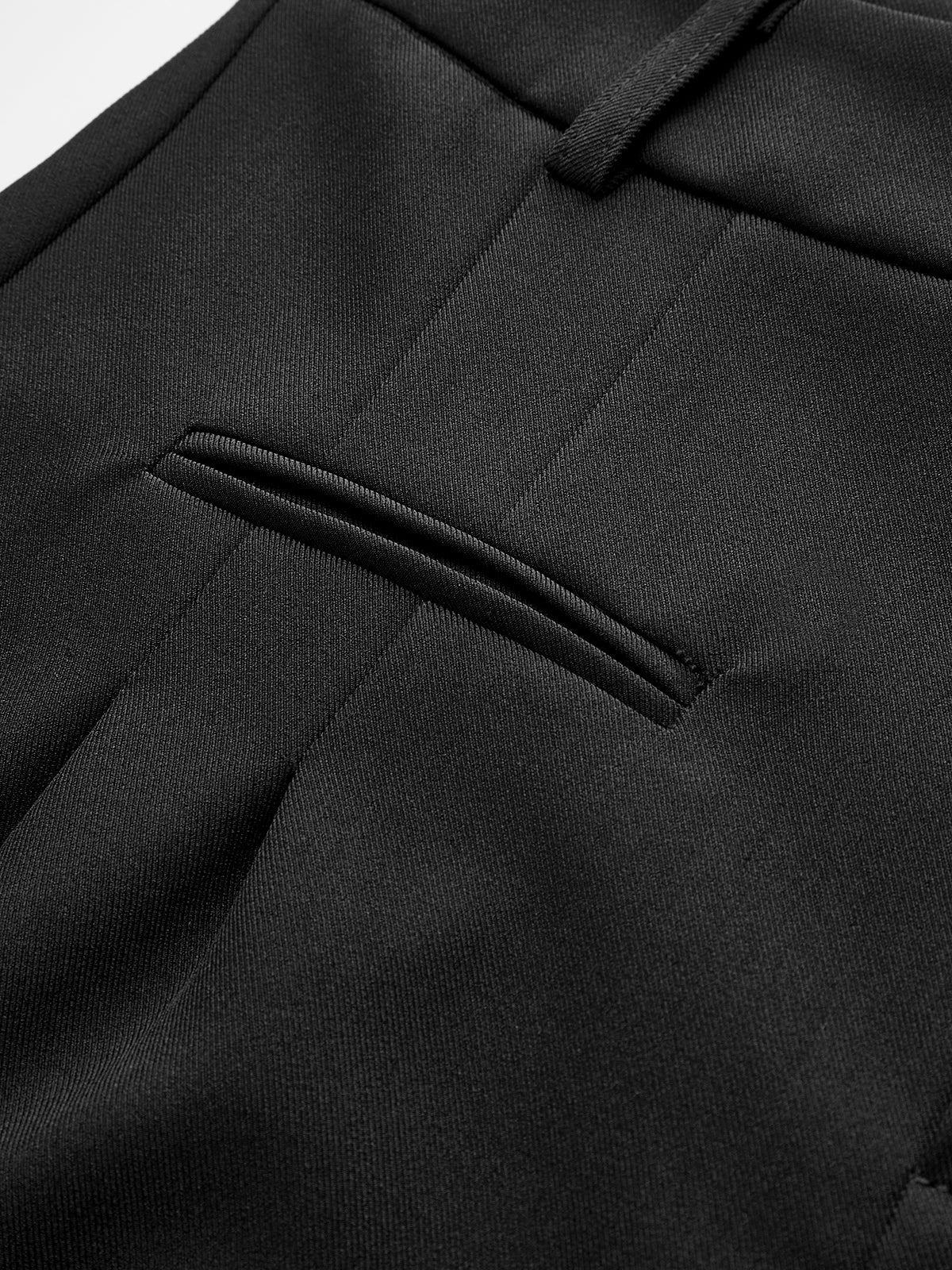 Tailored Mid-Rise Woven Shorts