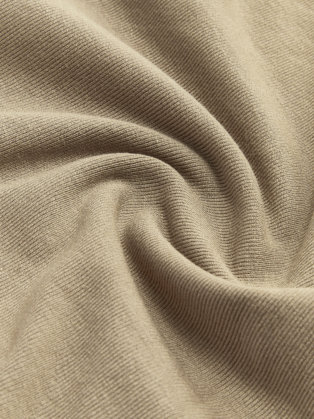 Ribbed Knit Asymmetric Long Sleeve Top