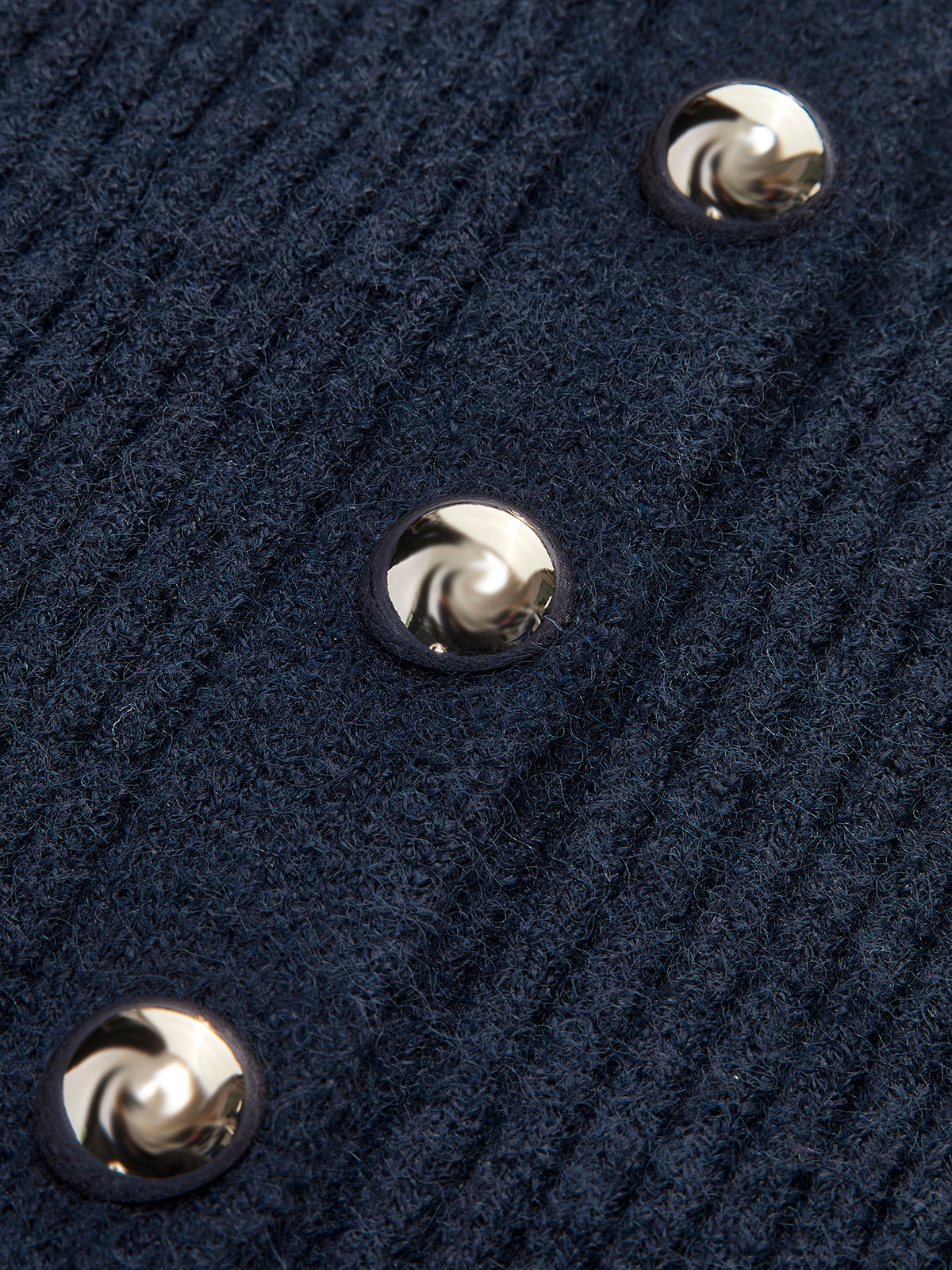 Side-Slit Button Knit Cardigan