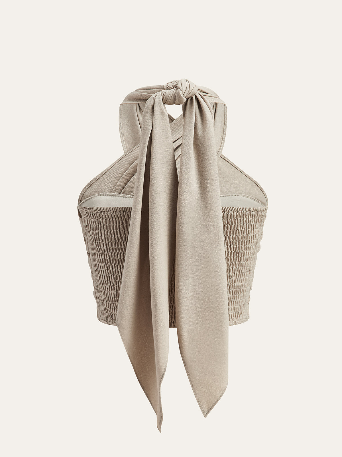 Crisscross Halter Neck Tank Top