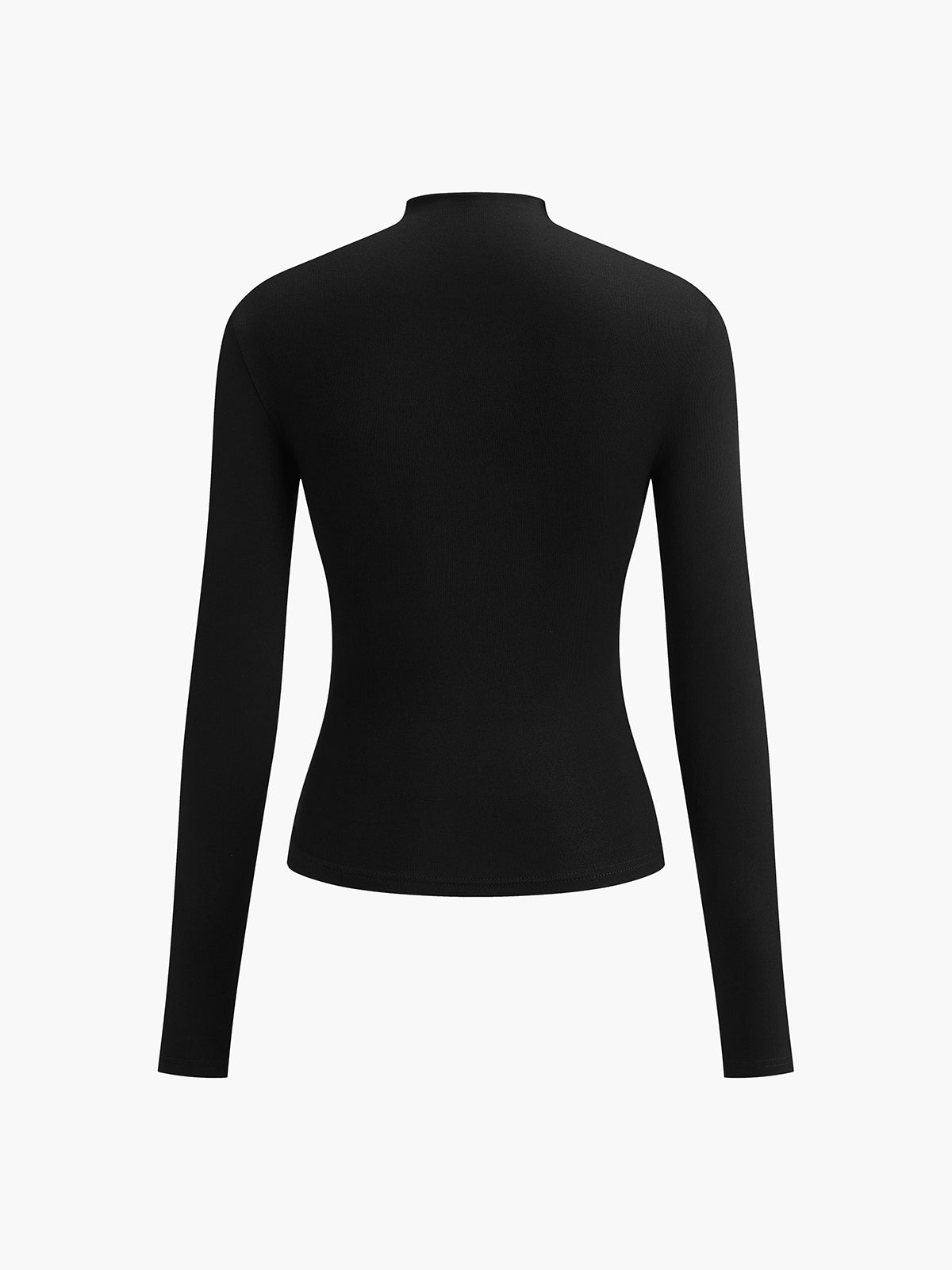 Ruched Long Sleeve Fitted Top