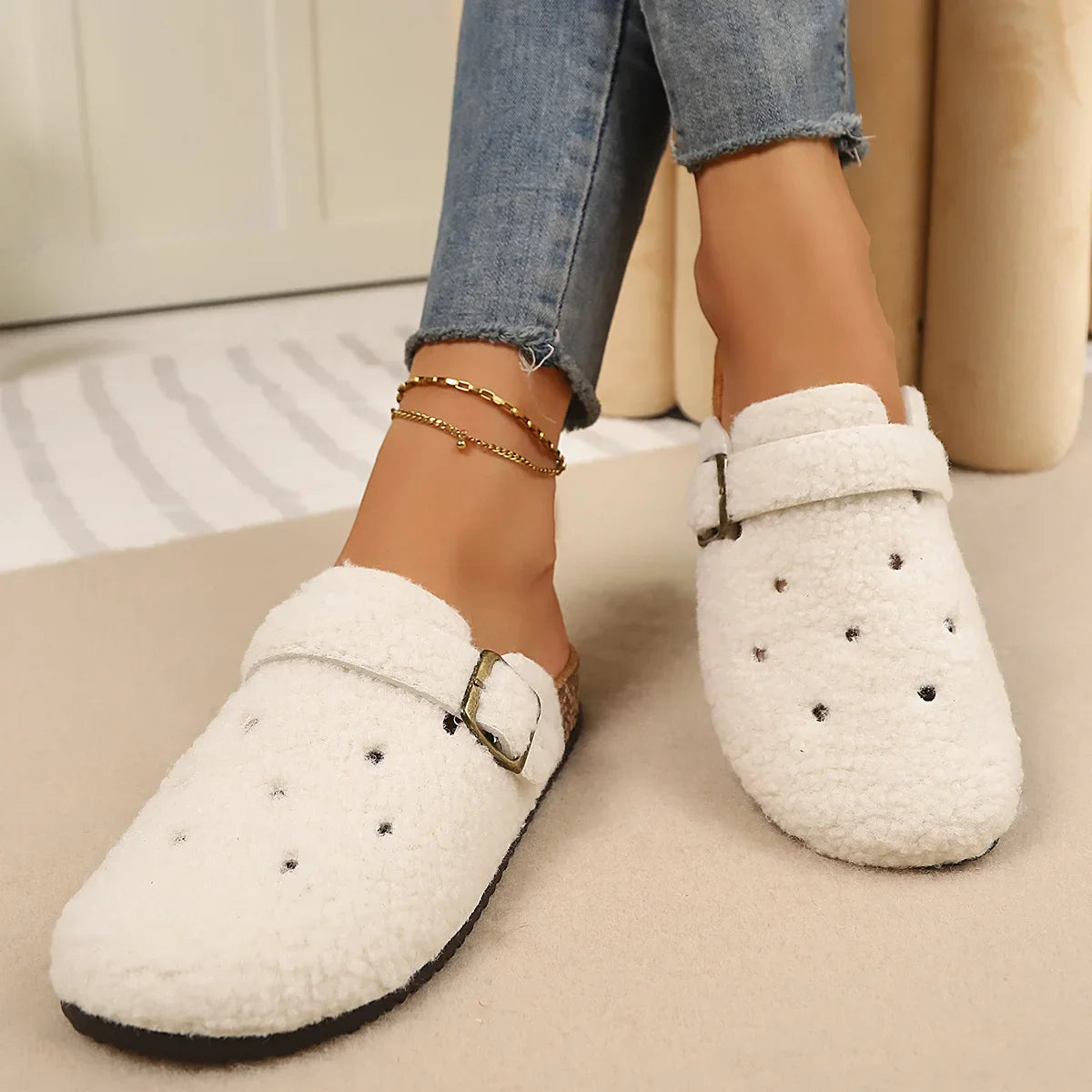 Plush-Lined Comfort Clogs