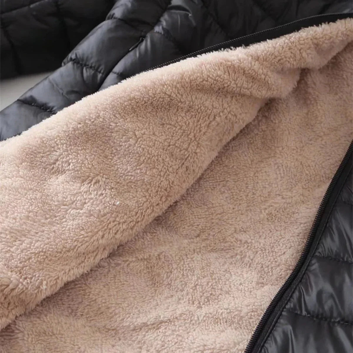 Hooded Water-Resistant Quilted Puffer Jacket