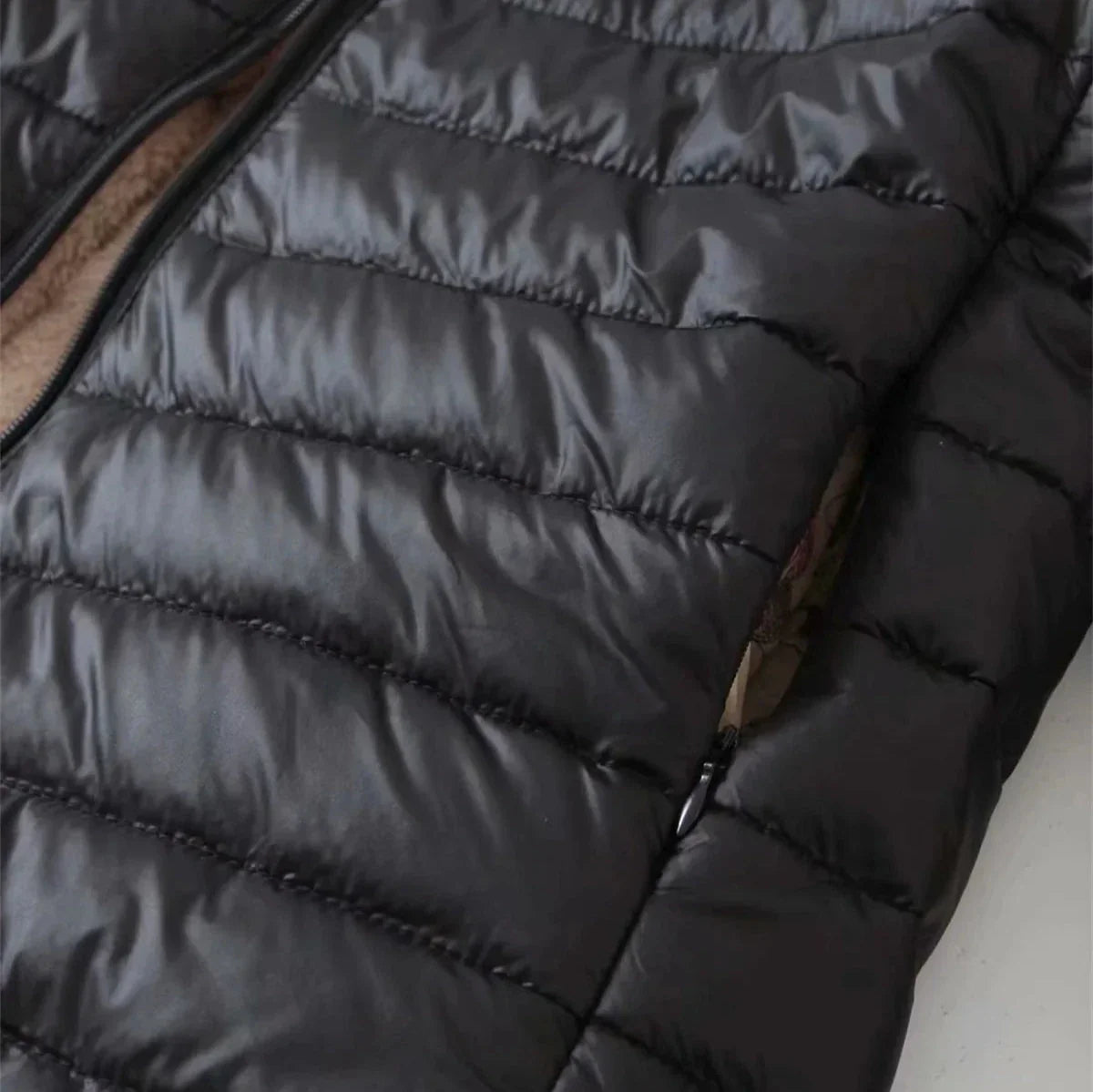 Hooded Water-Resistant Quilted Puffer Jacket