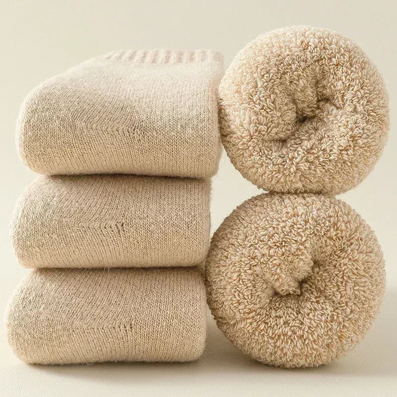 Alpine Merino Wool Thermal Crew Socks – 3 Pack