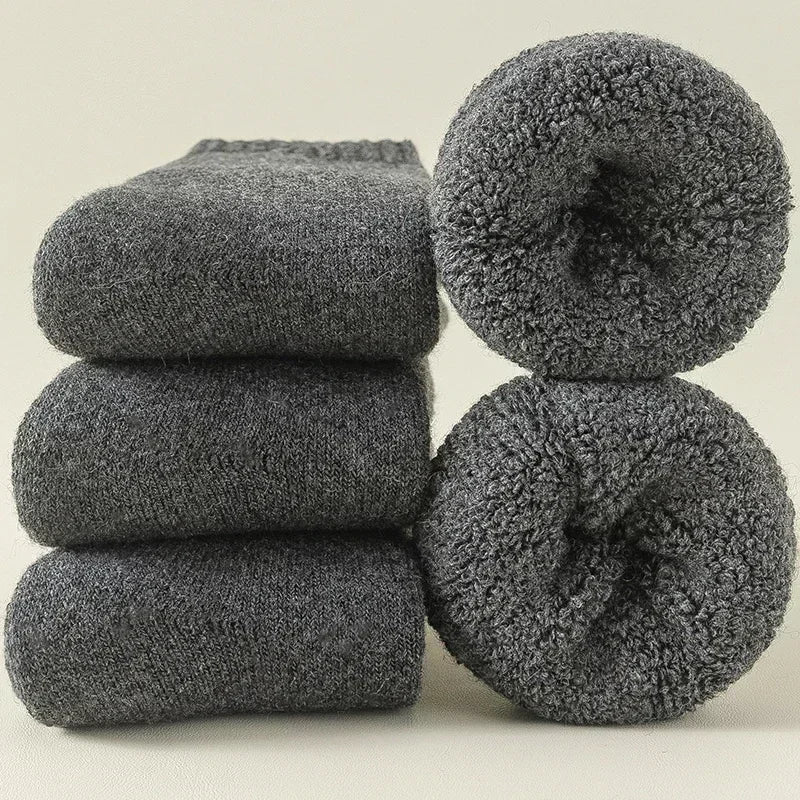 Alpine Merino Wool Thermal Crew Socks – 3 Pack