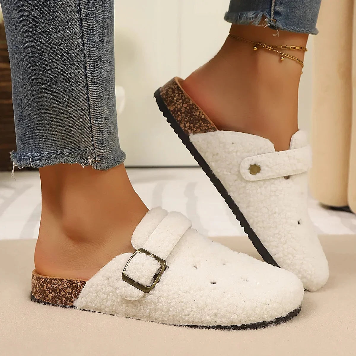Plush-Lined Comfort Clogs