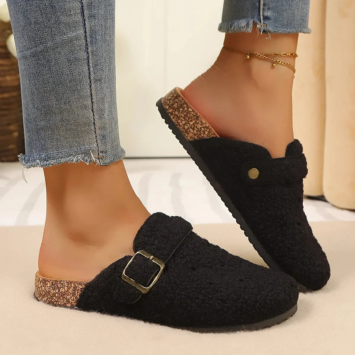 Plush-Lined Comfort Clogs