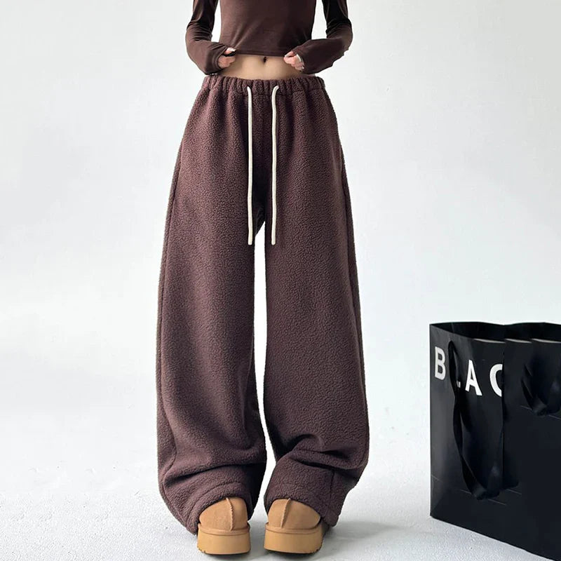 Ultra-Soft Oversized Fleece Lounge Sweatpants