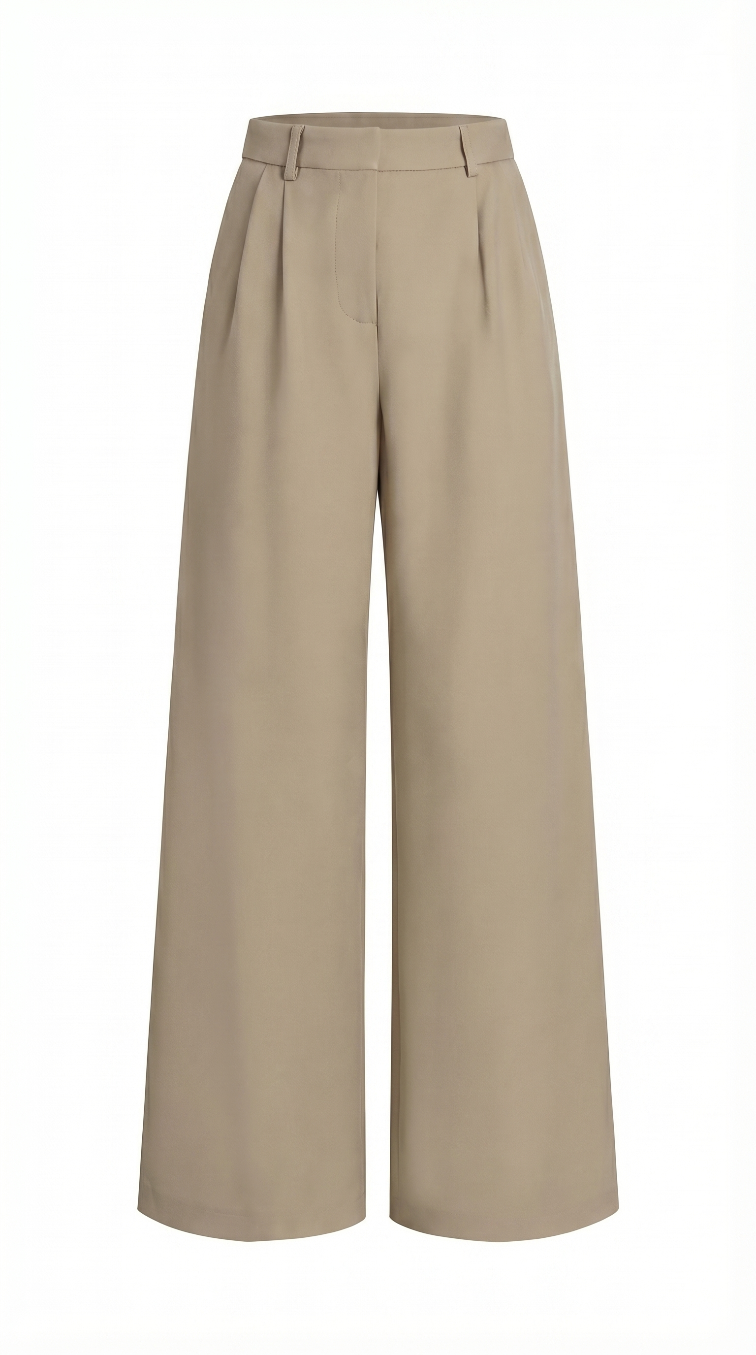 Tailored Wide Leg Woven Trousers