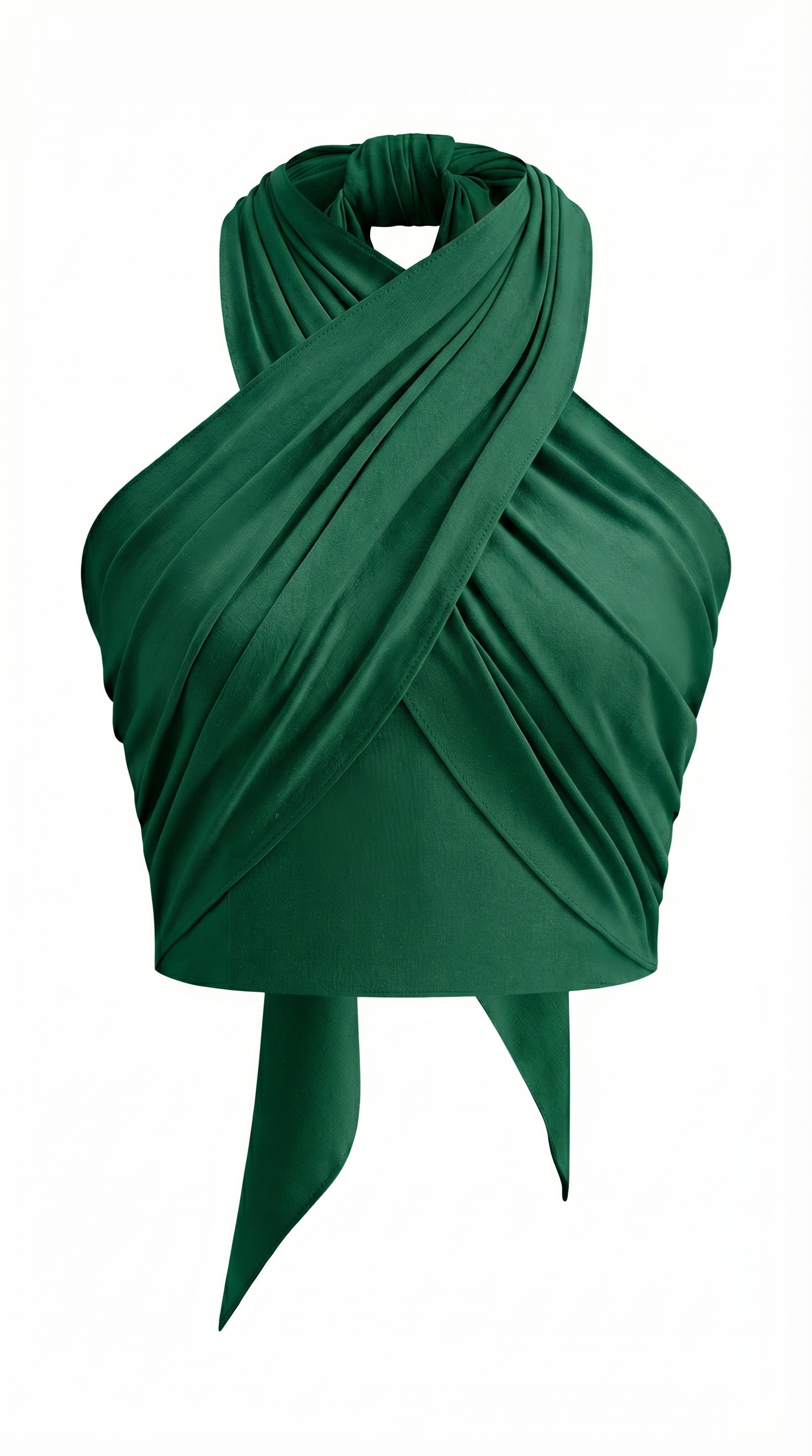 Crisscross Halter Neck Tank Top