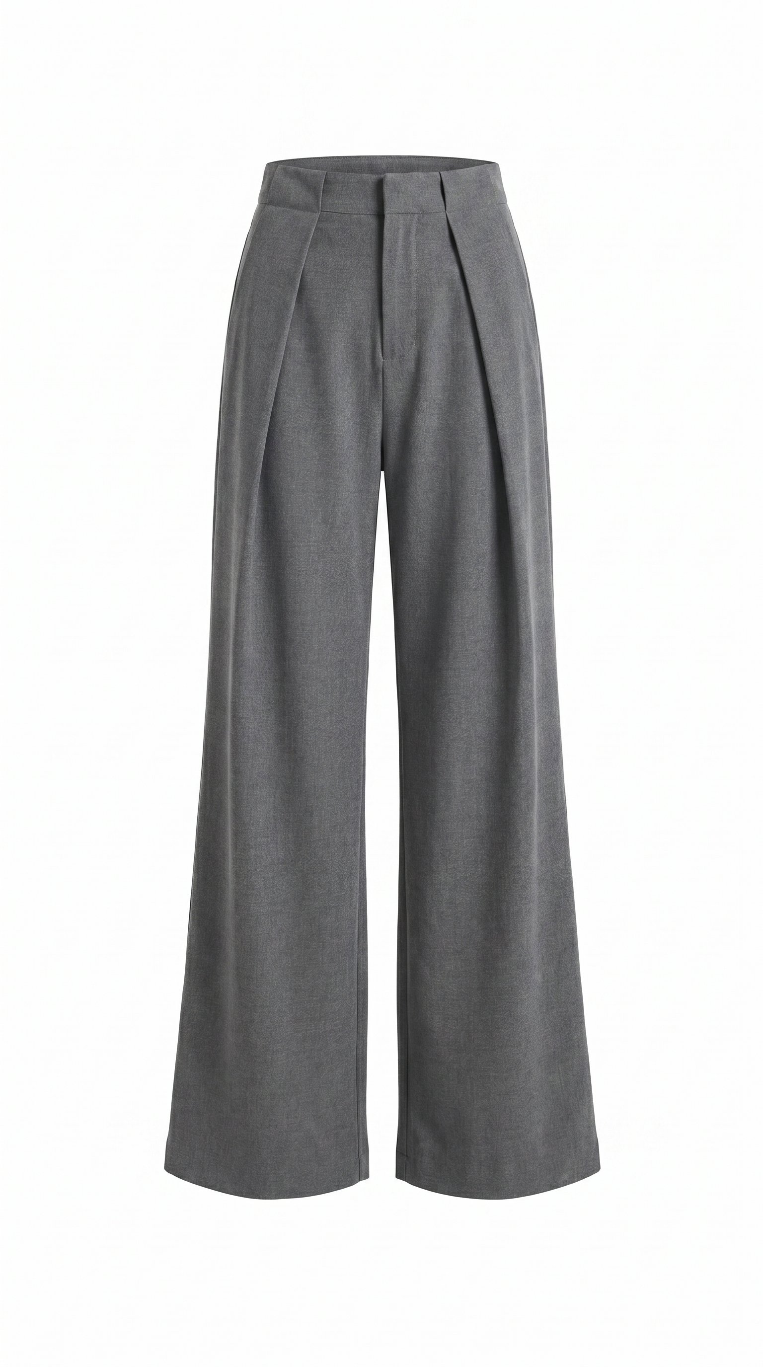 Tailored Straight-Leg Pocket Trousers