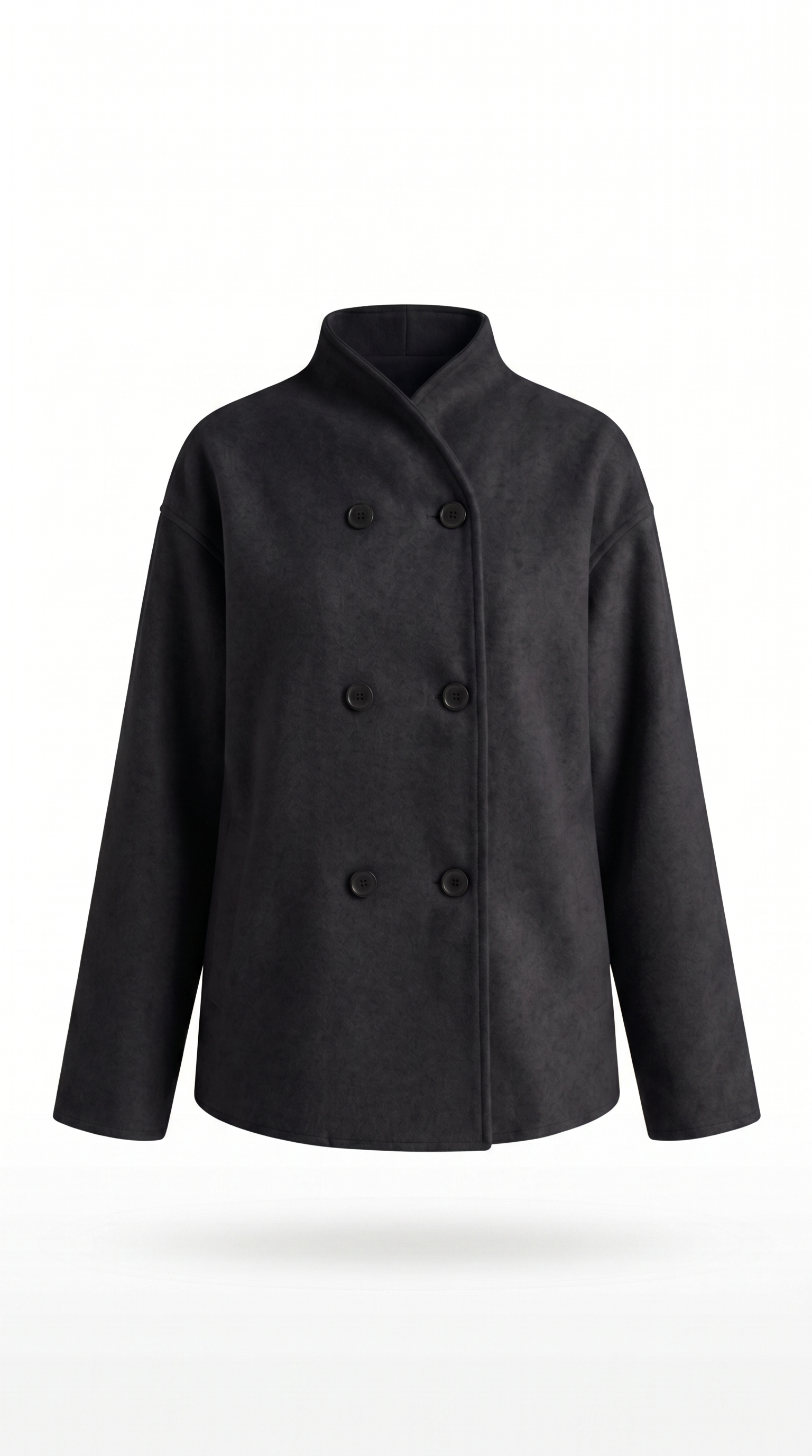 Relaxed Button-Front Utility Jacket