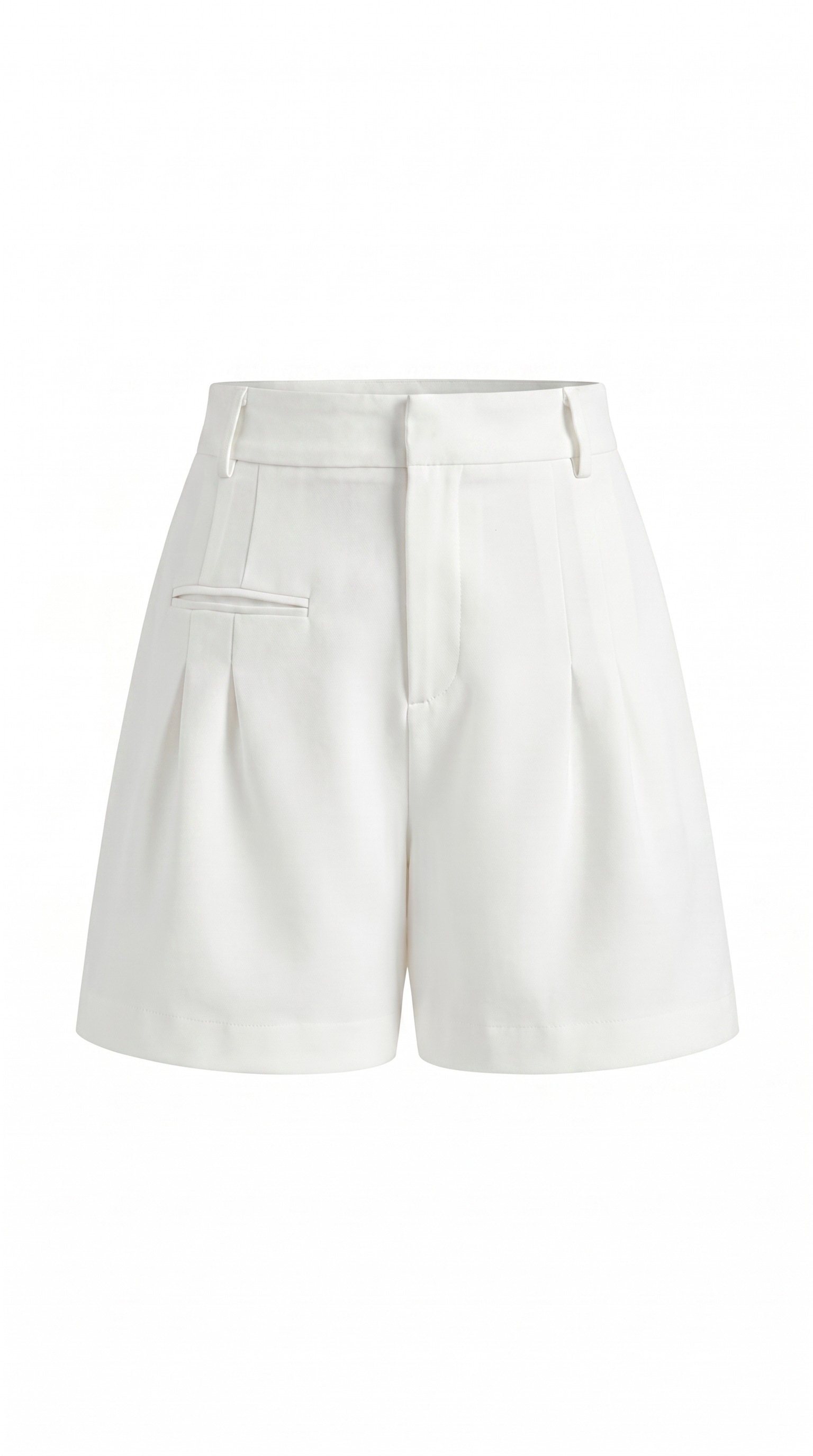 Tailored Mid-Rise Woven Shorts
