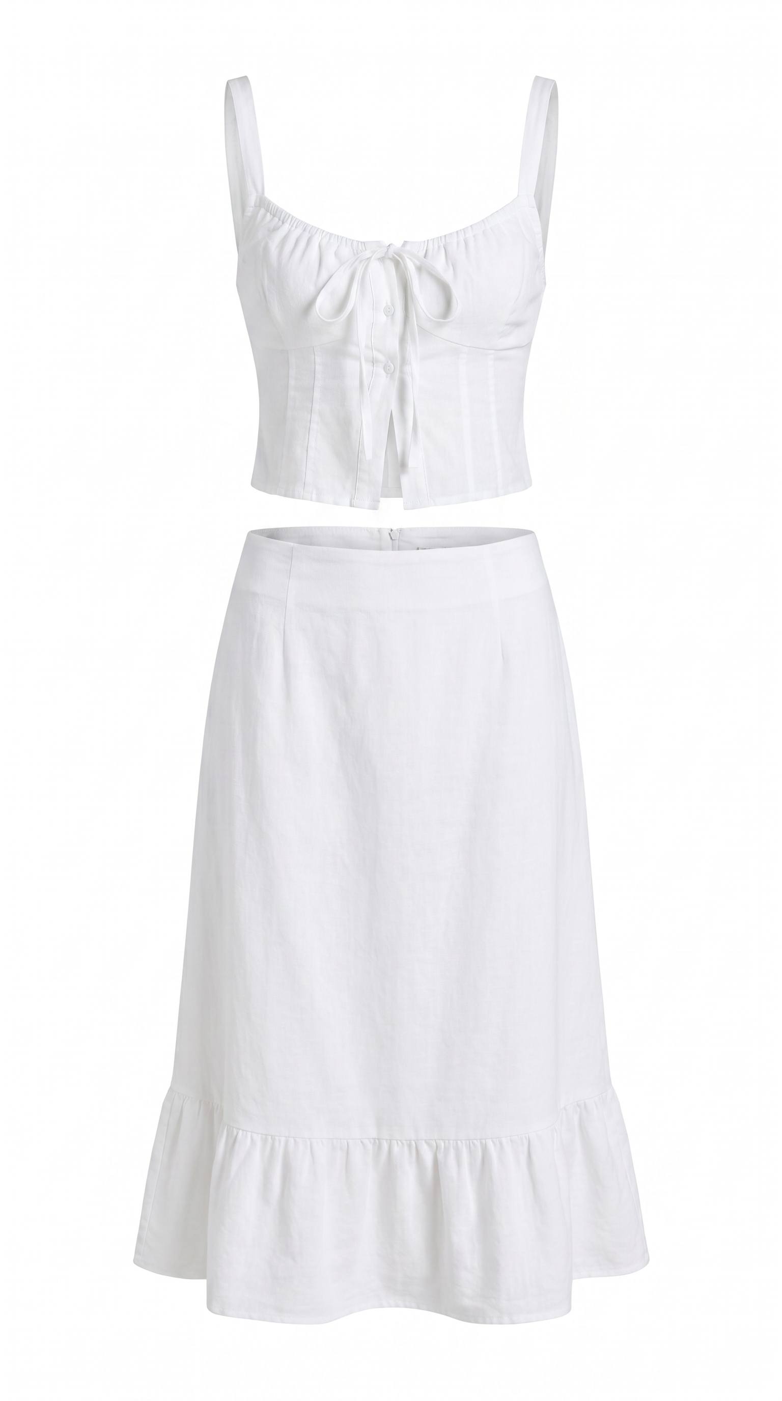 Structured Corset Top & Mini Skirt Co-Ord Set