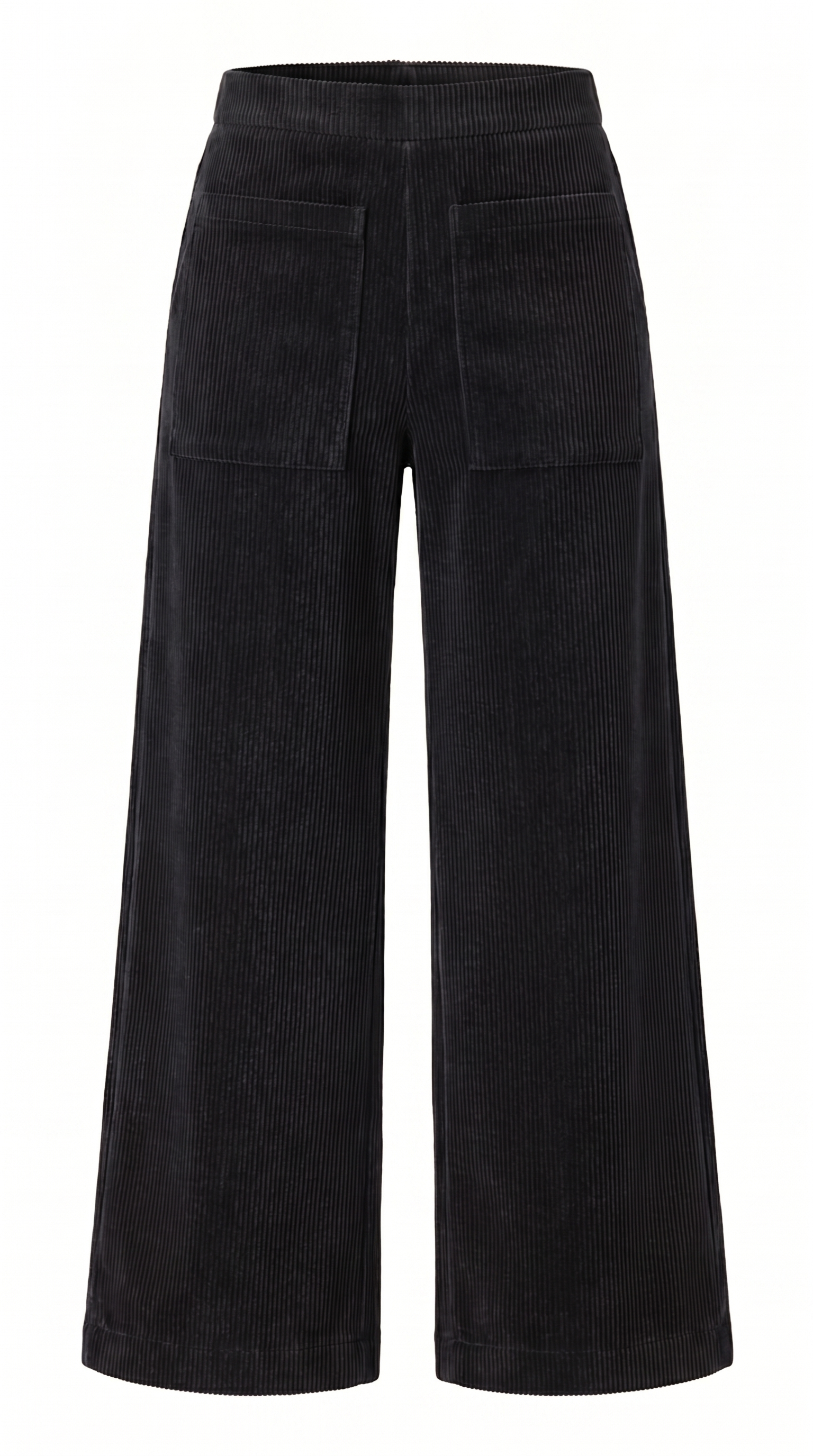 Relaxed Wide-Leg Corduroy Trousers