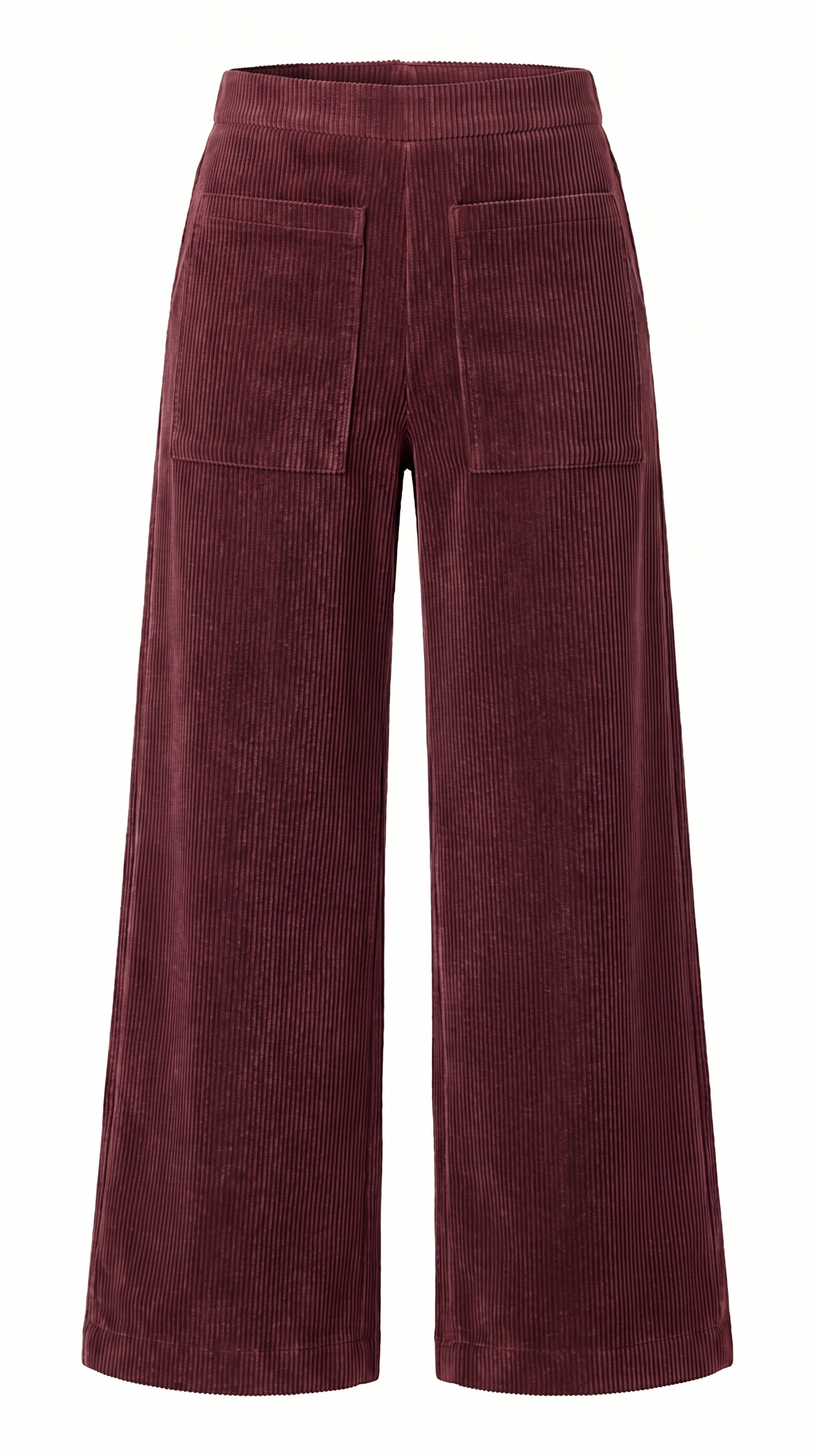 Relaxed Wide-Leg Corduroy Trousers