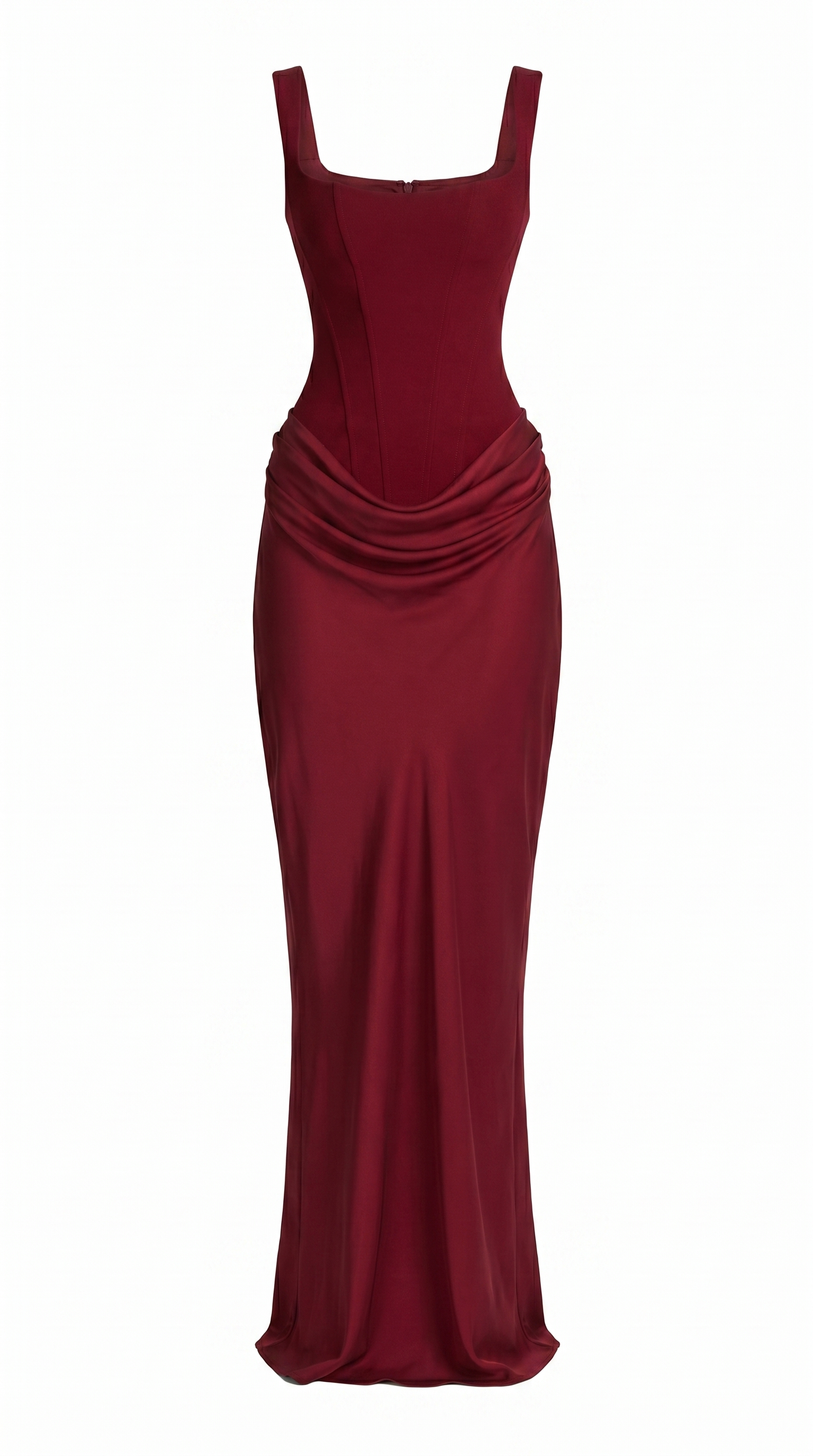 Ruffled Halter Cotton Maxi Dress