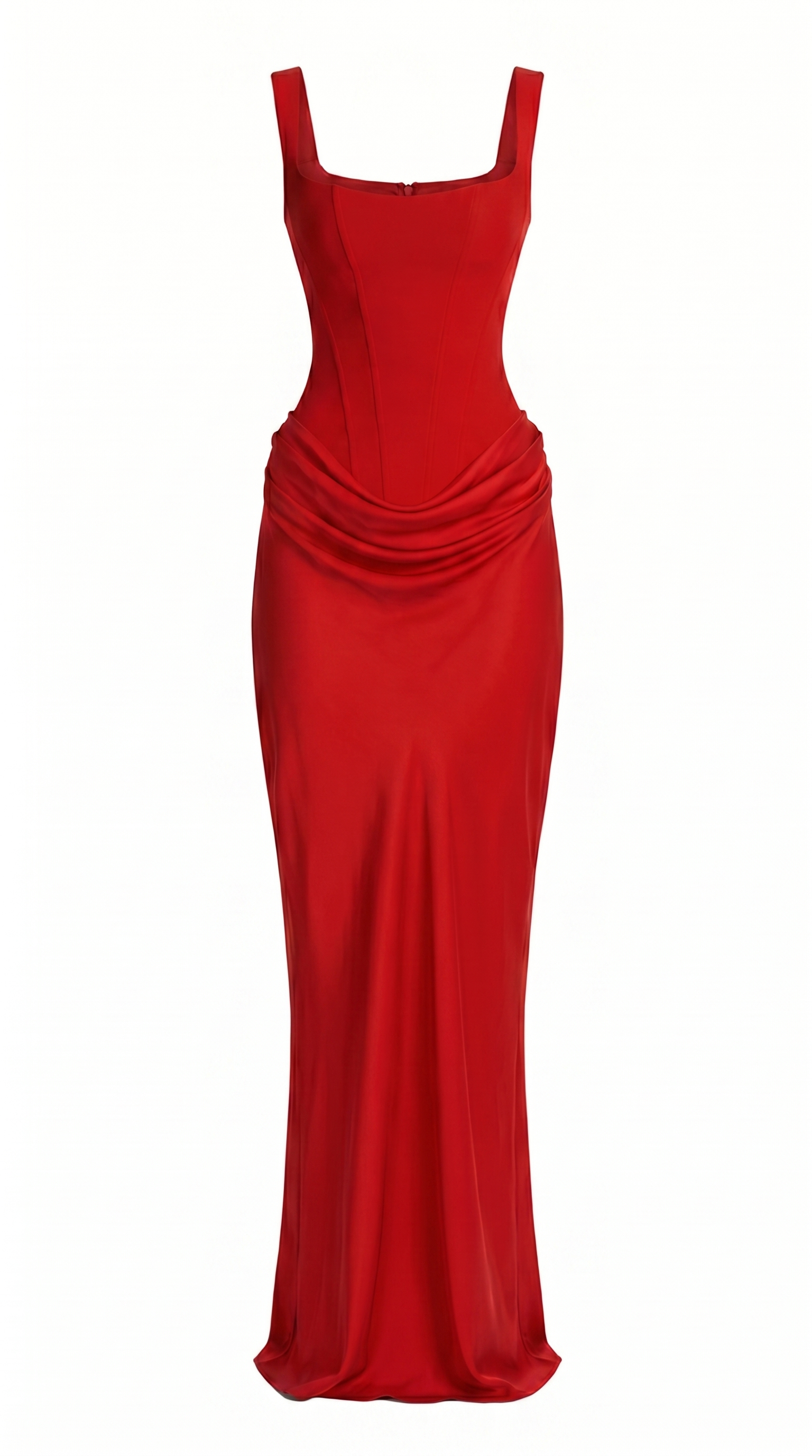 Ruffled Halter Cotton Maxi Dress