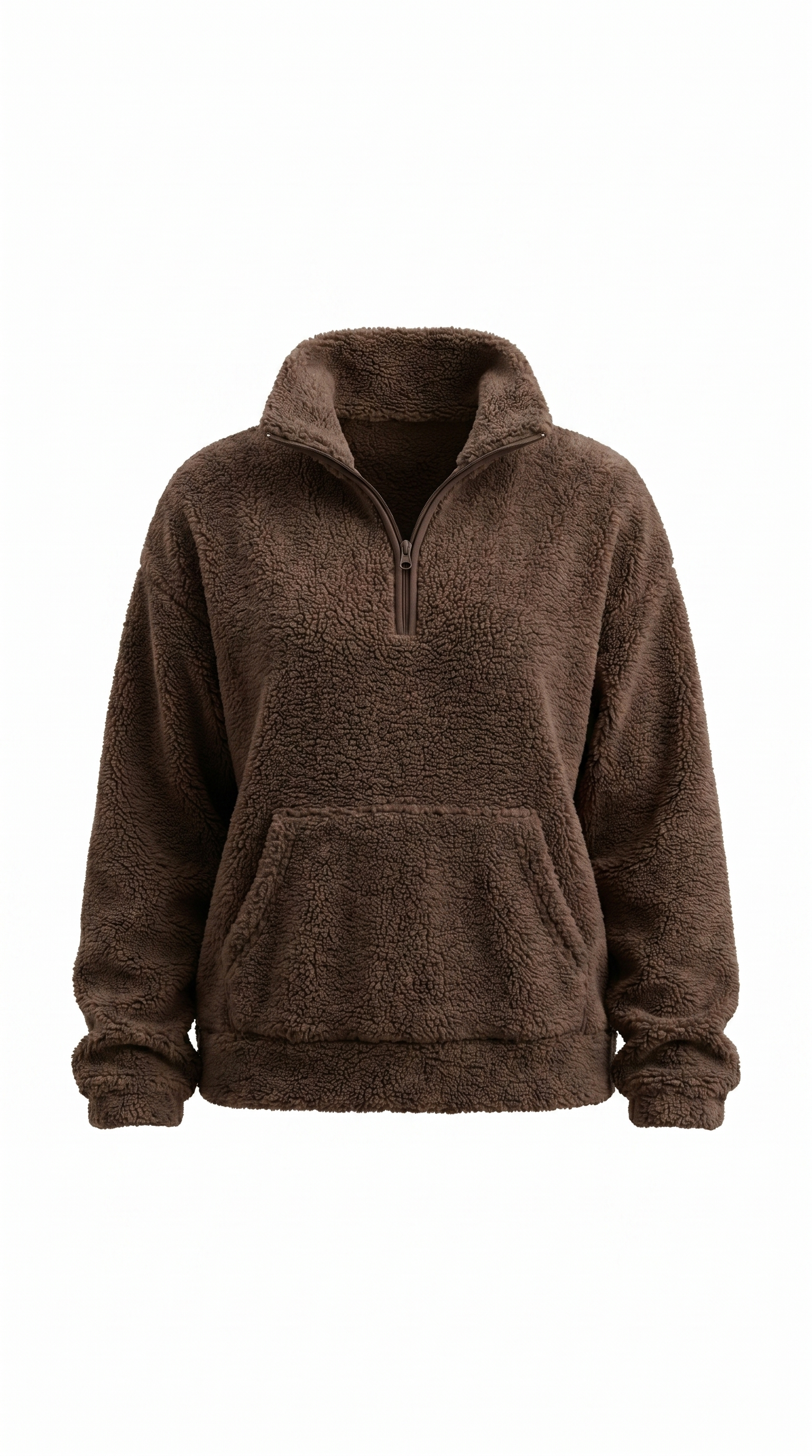 Half-Zip Plush Sweater