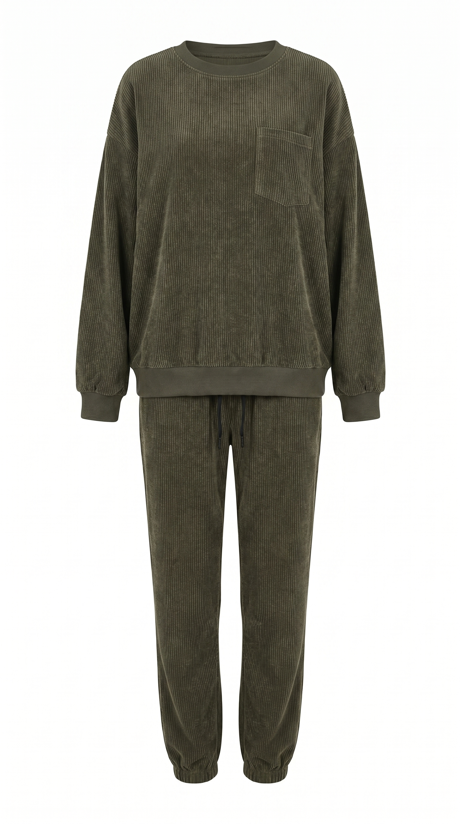 Relaxed Corduroy Lounge Set