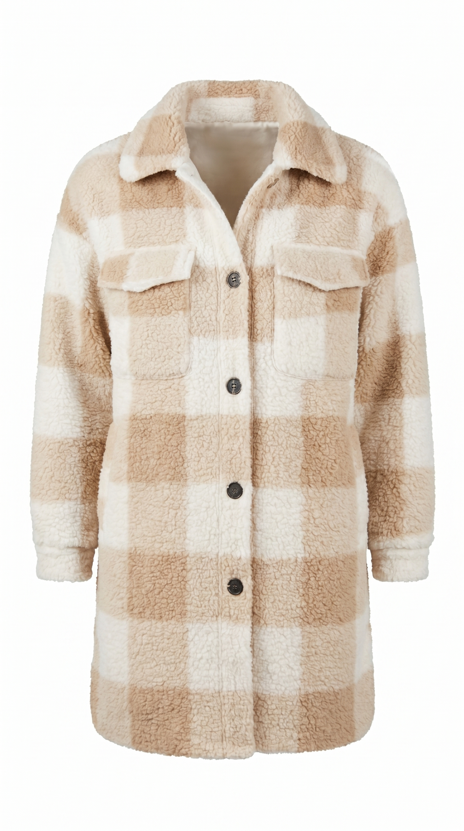 Chalet Plush Fleece Longline Overcoat