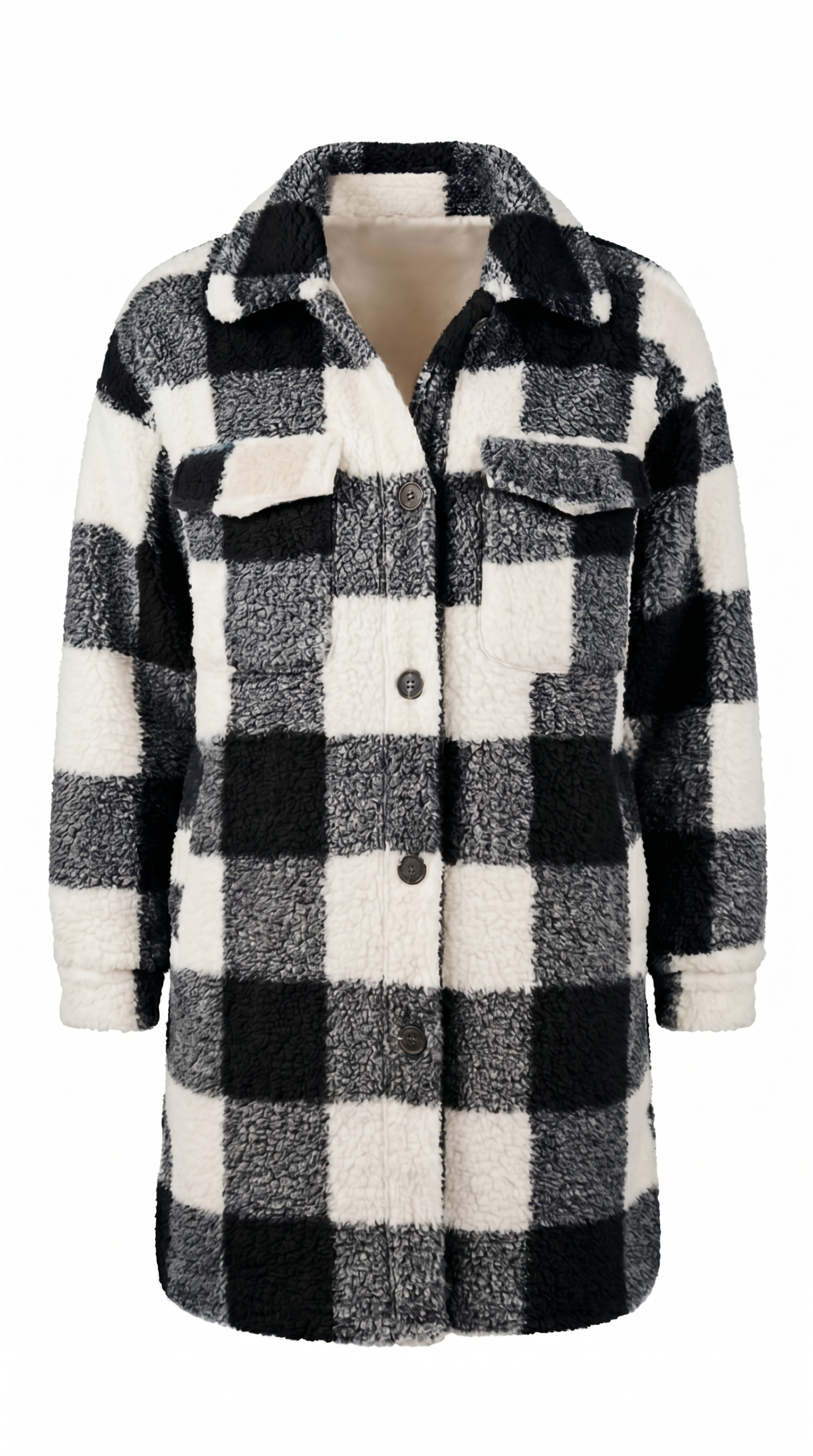 Chalet Plush Fleece Longline Overcoat
