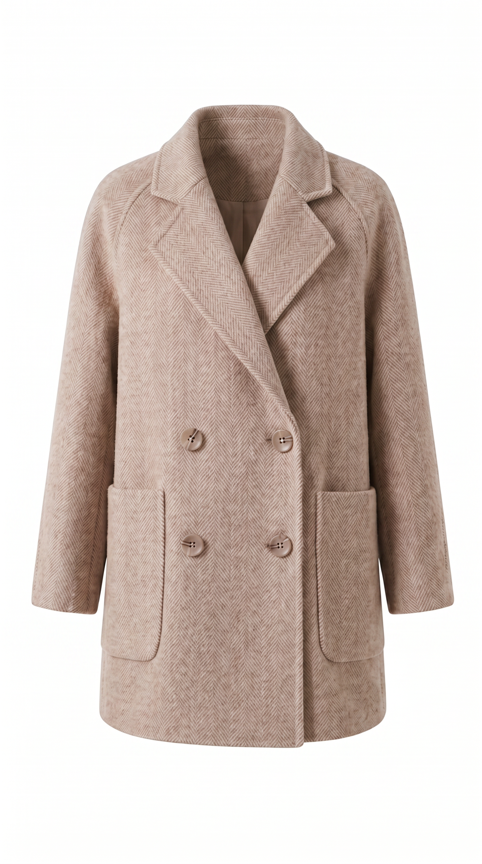 Minimal Water-Resistant Tailored Long Overcoat