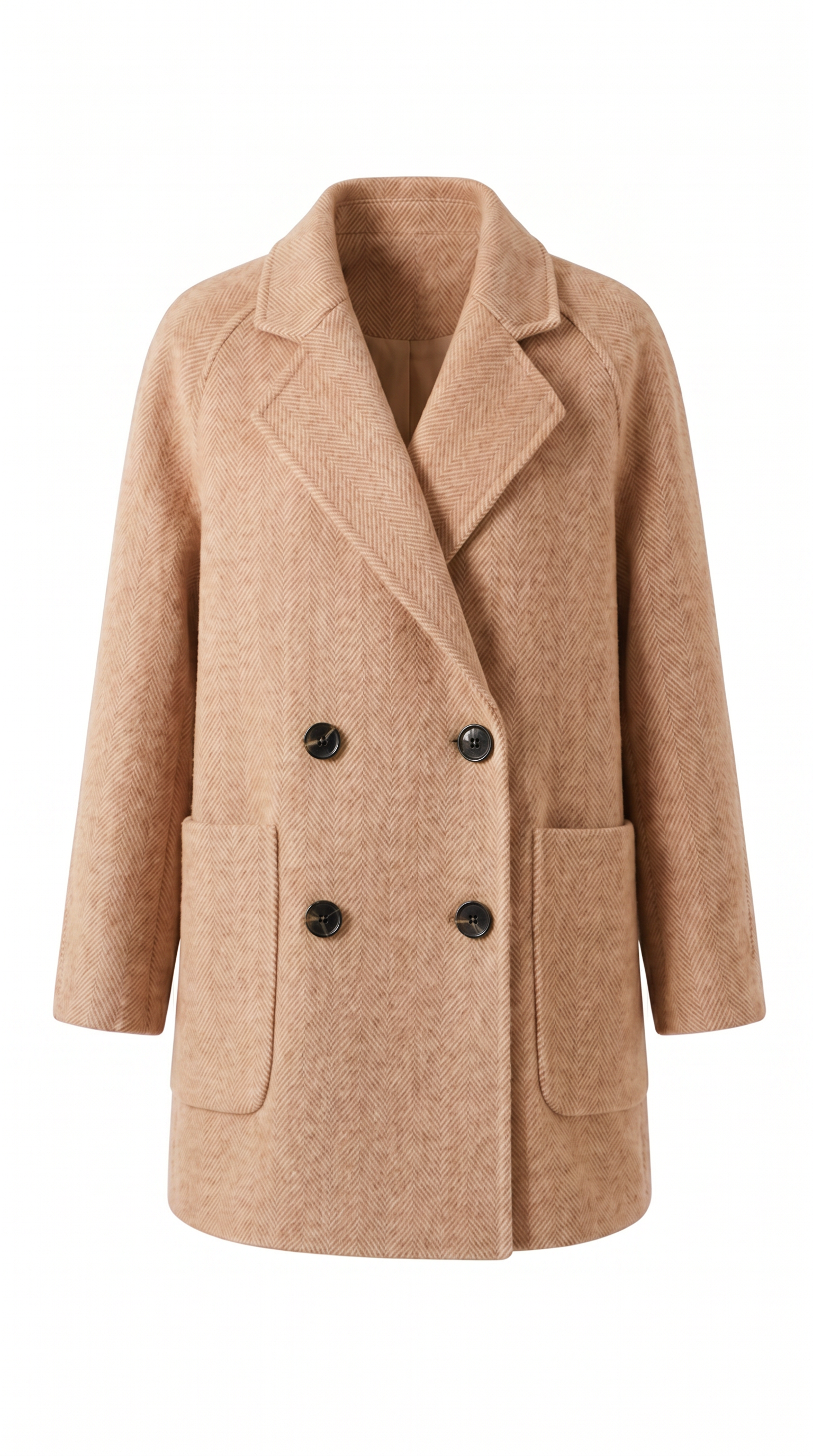 Minimal Water-Resistant Tailored Long Overcoat
