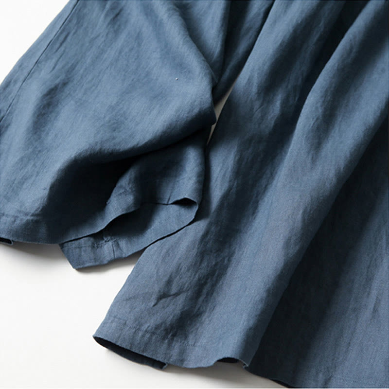 Flowing High-Waist Wide-Leg Relaxed Trousers