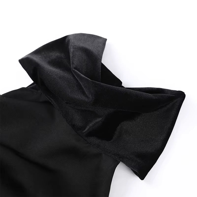 Draped Scarf Sleeveless Top