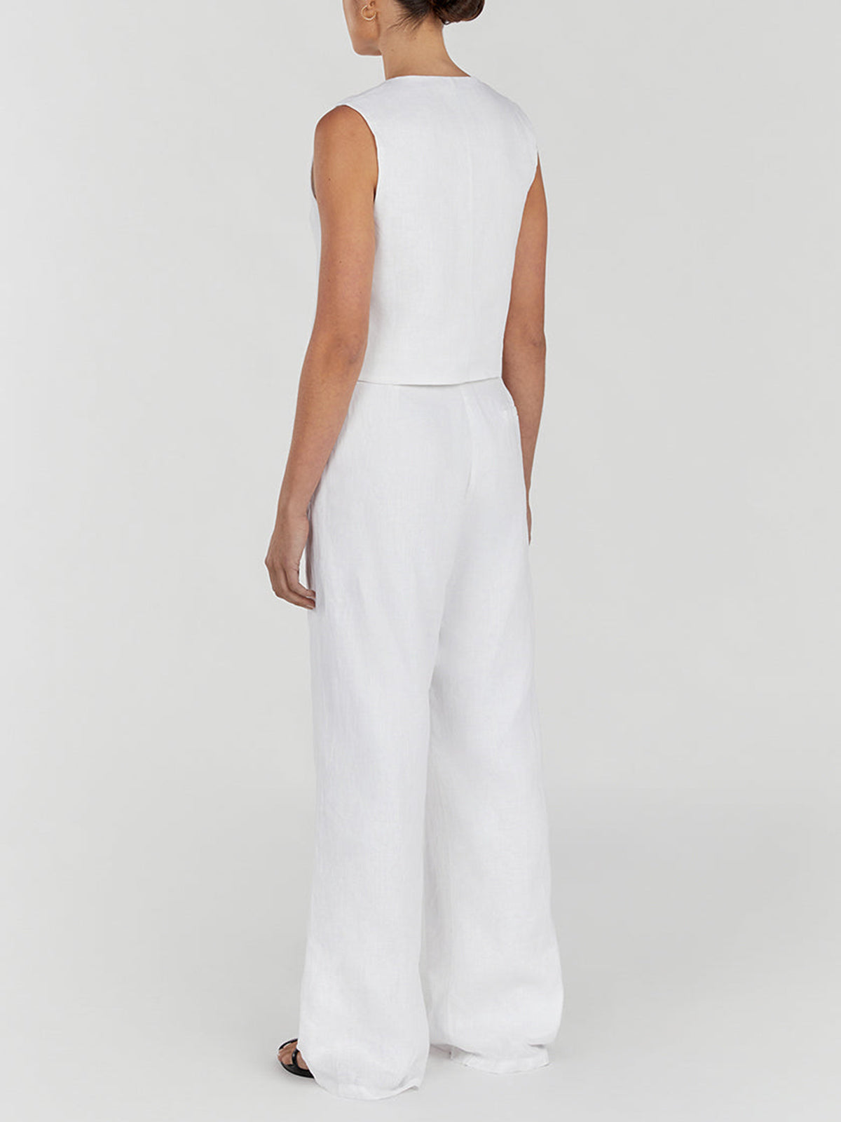 Relaxed Cotton Two-Piece Casual Pants Set