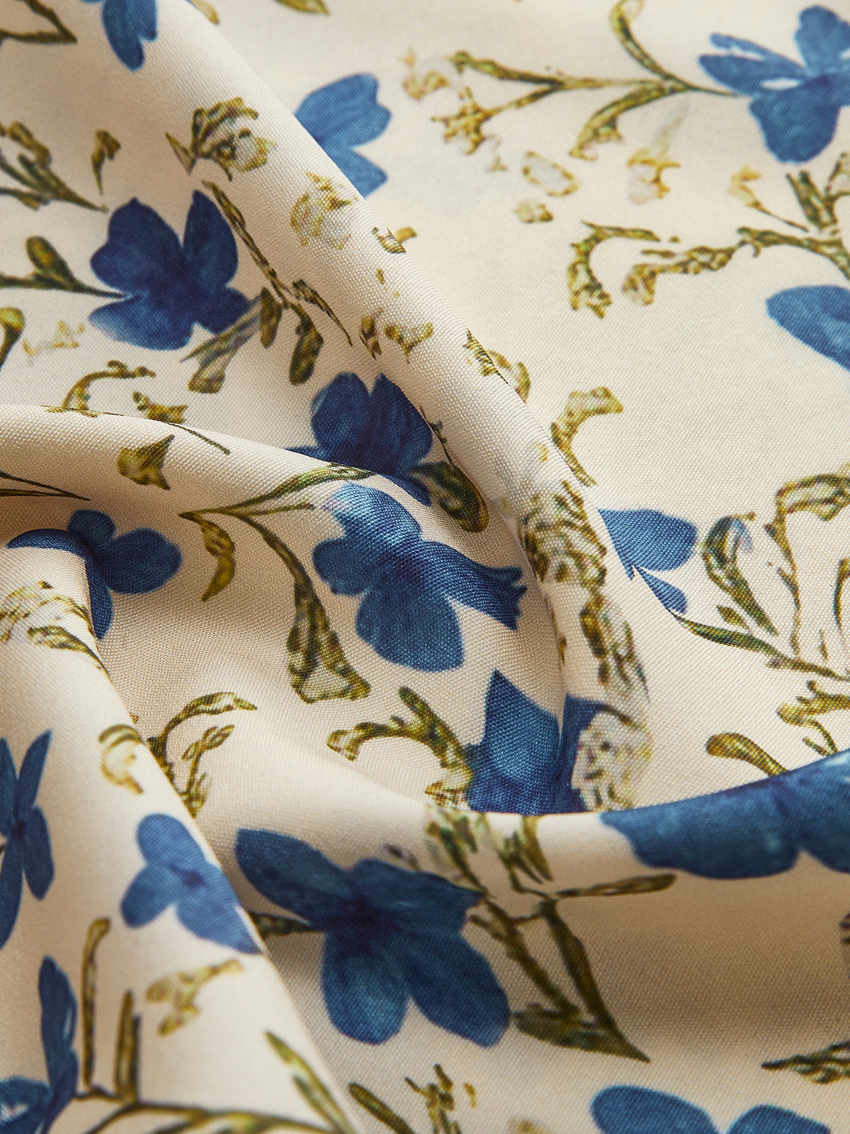 Floral Knot Detail Asymmetrical Maxi Dress