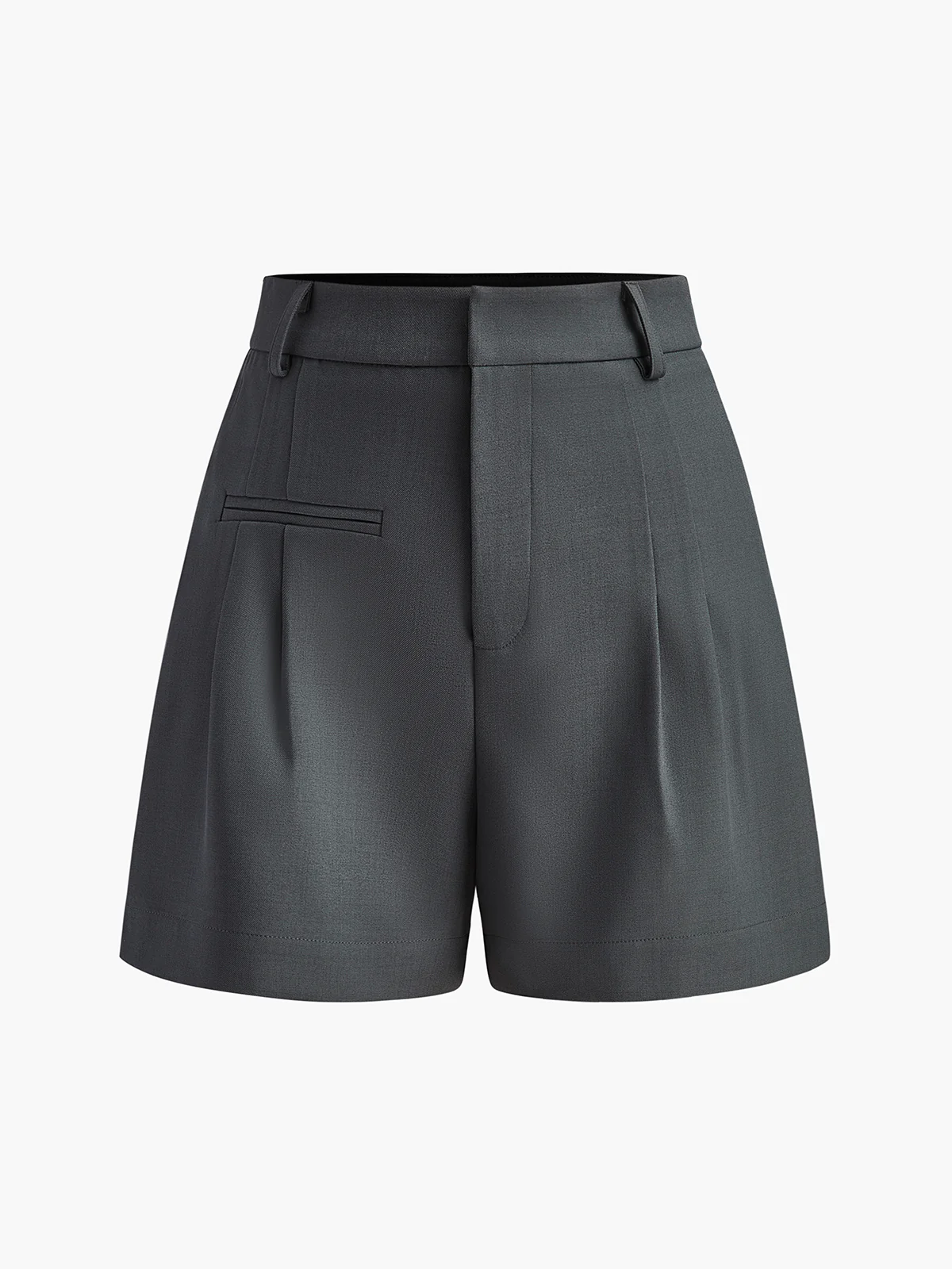 Tailored Mid-Rise Woven Shorts