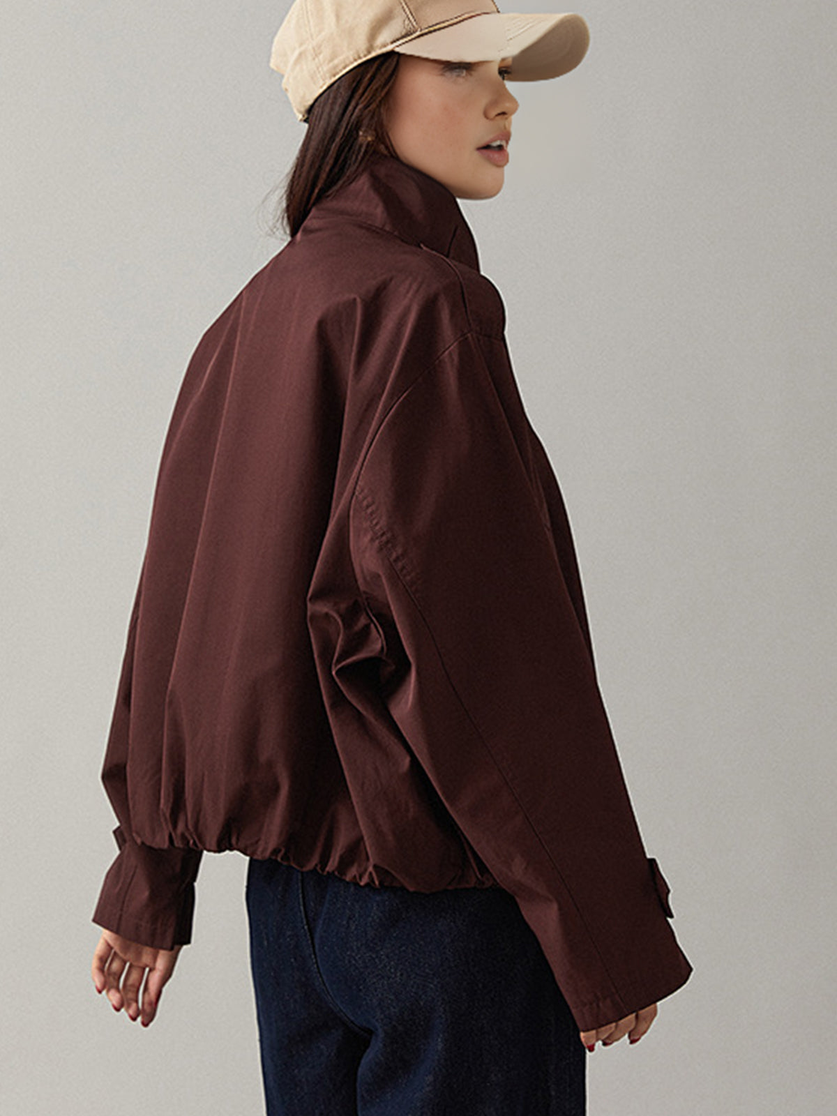 Vintage-Inspired Loose Fit Trench Coat