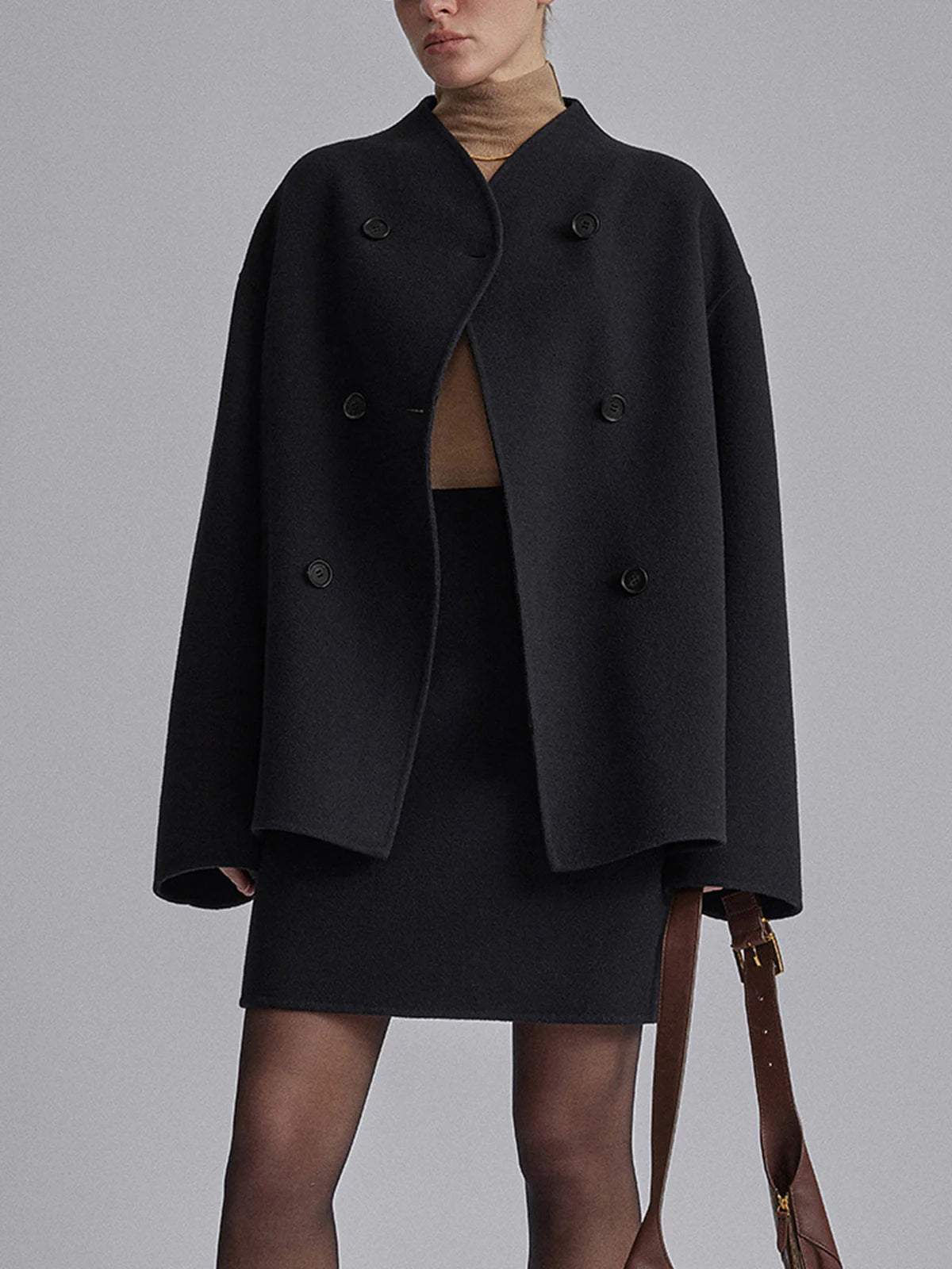 Relaxed Button-Front Utility Jacket