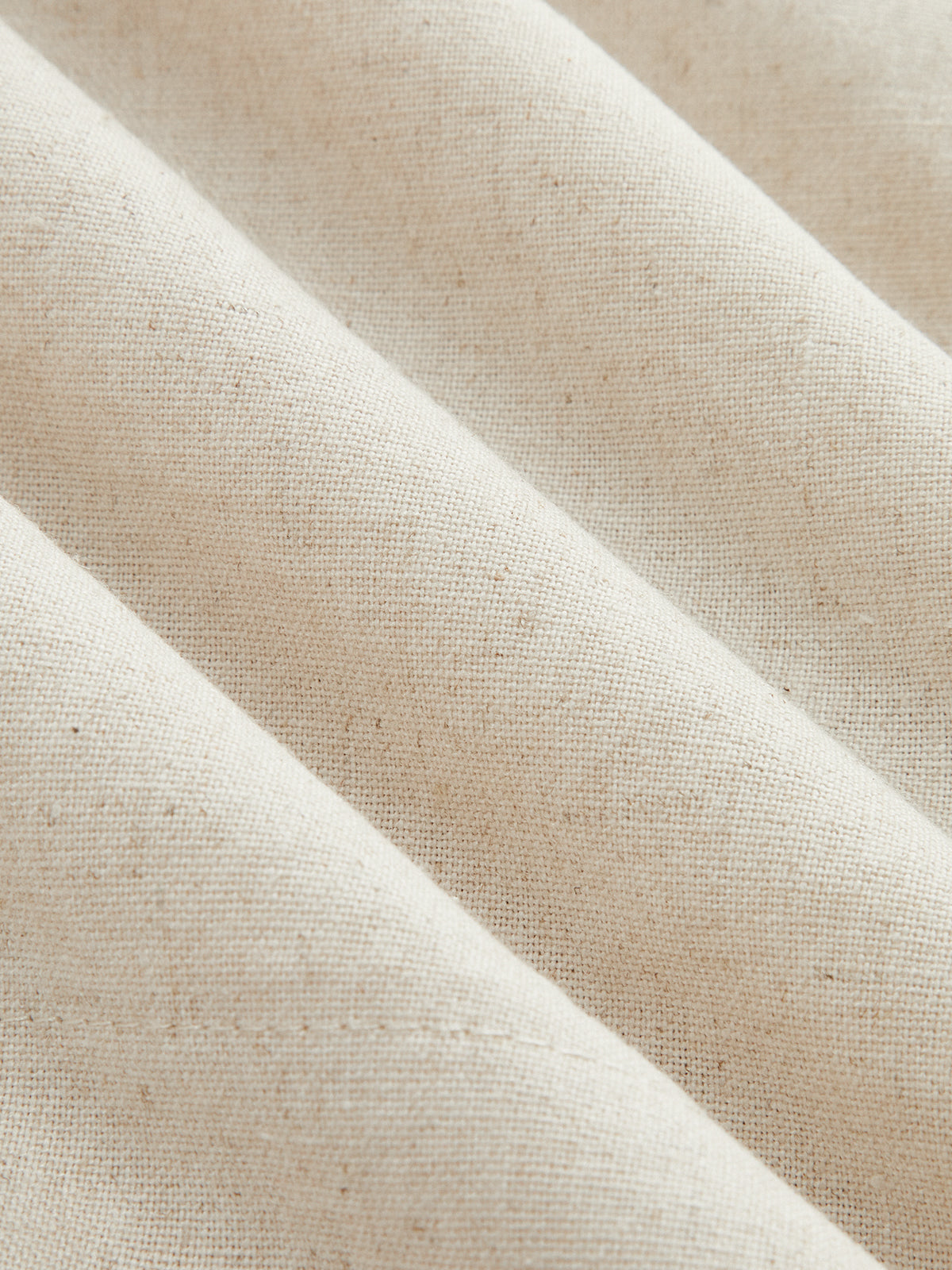 Relaxed Linen Blend Wide-Leg Trousers