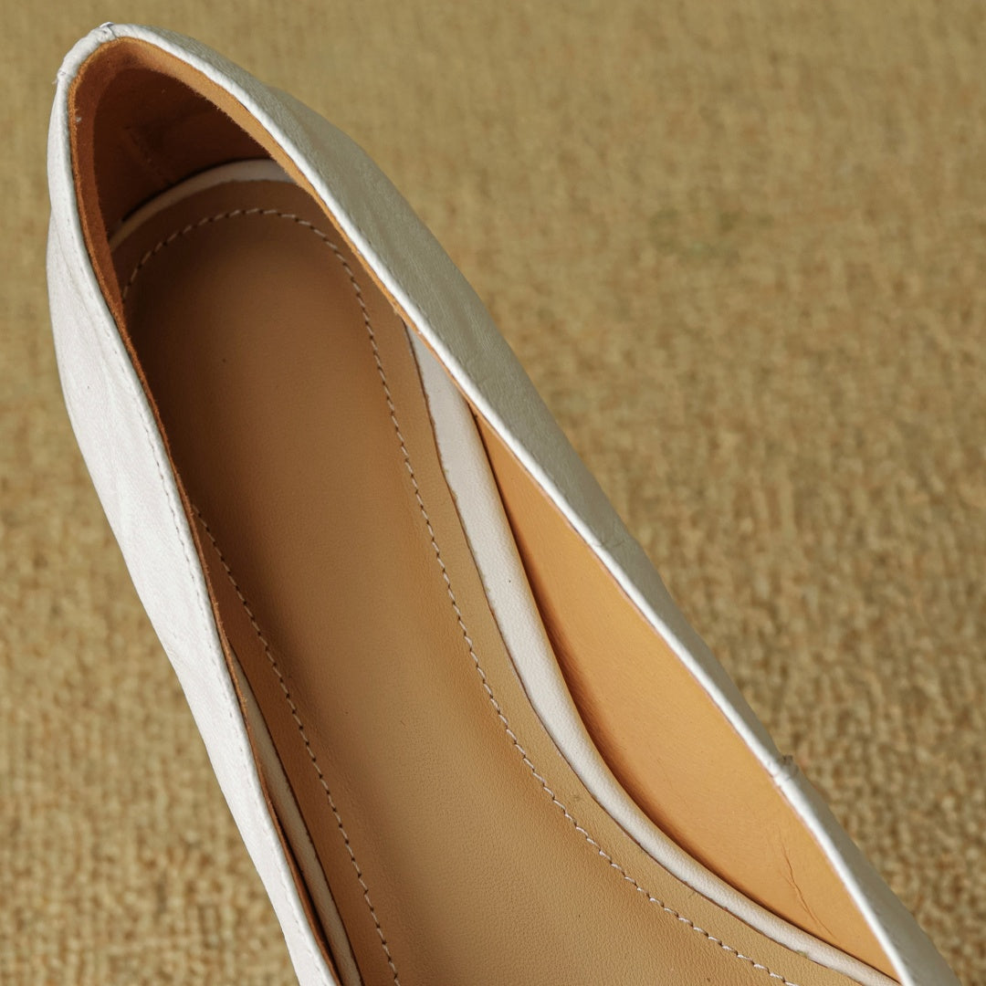 Classic Leather Mary Jane Block Heels