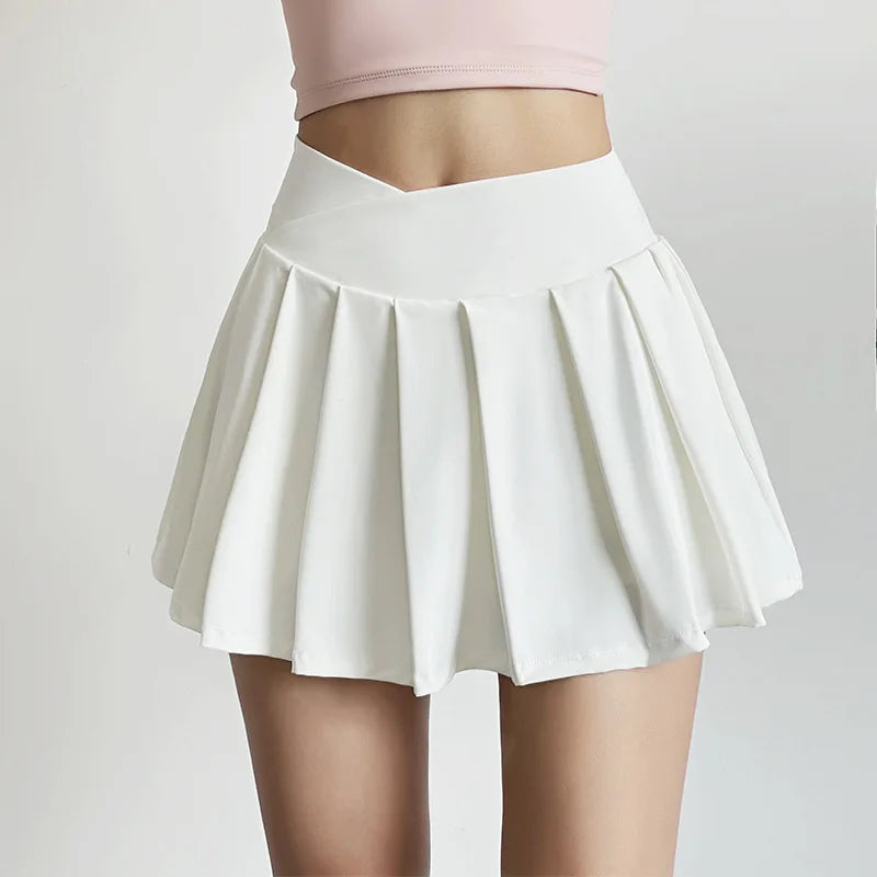 Pleated Sporty Active Mini Skort
