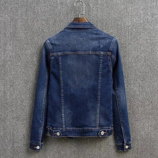 Classic Utility Denim Button Jacket