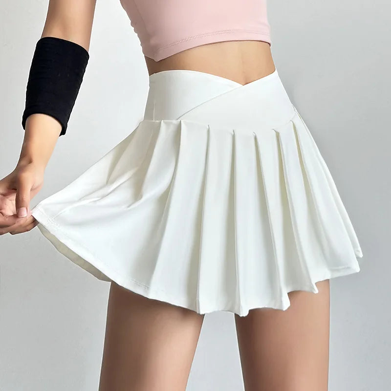 Pleated Sporty Active Mini Skort