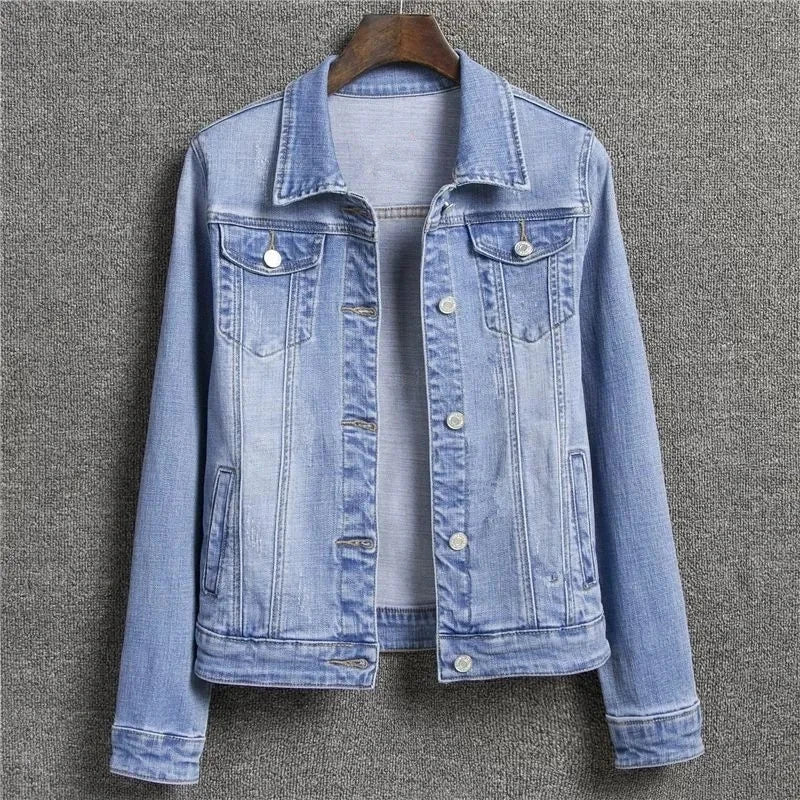 Classic Utility Denim Button Jacket