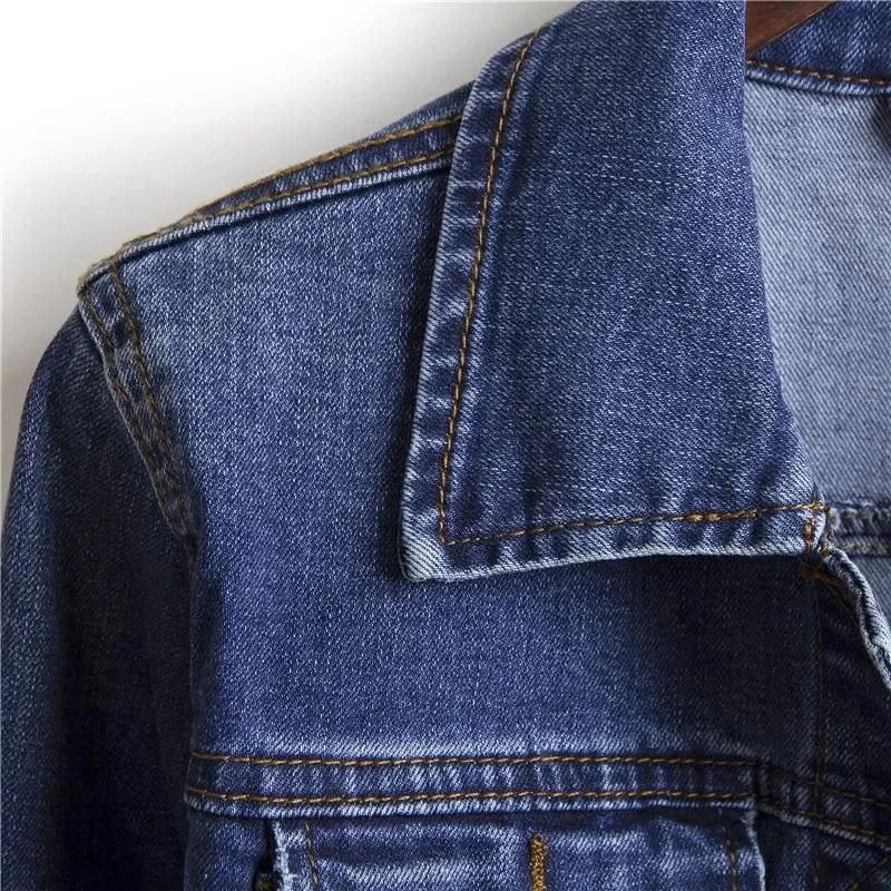 Classic Utility Denim Button Jacket