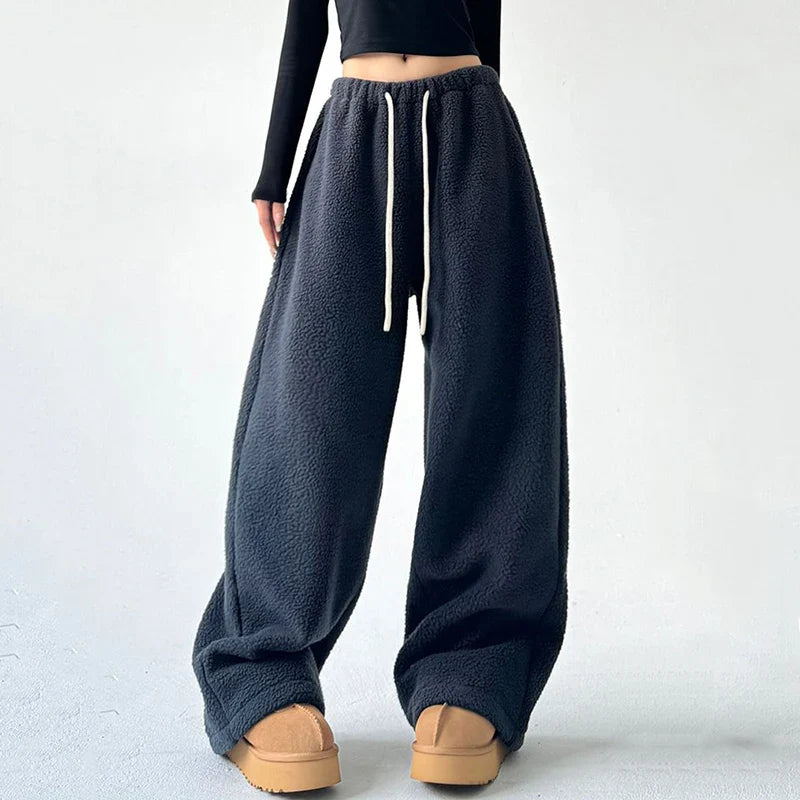 Ultra-Soft Oversized Fleece Lounge Sweatpants